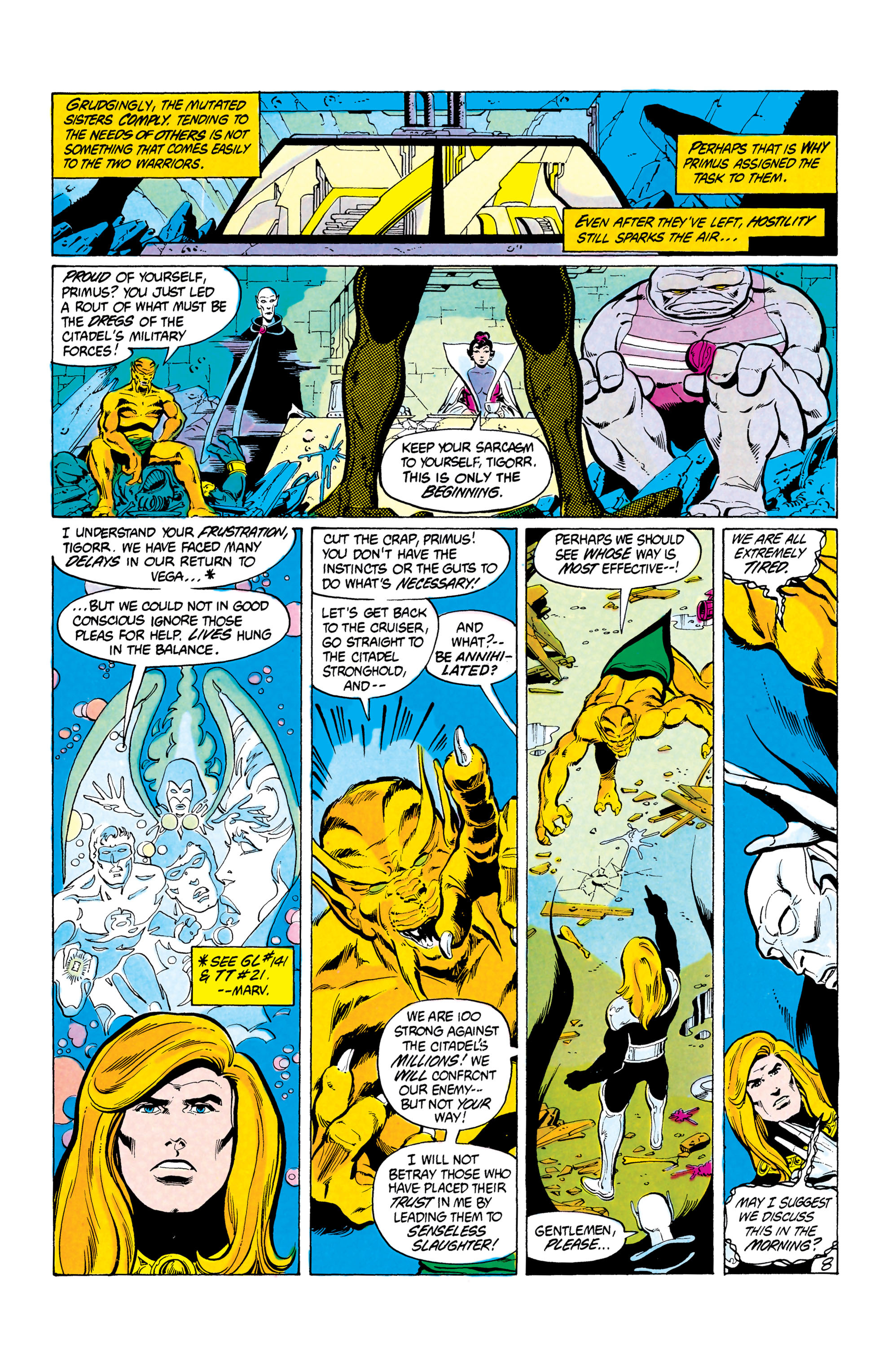 Read online The Omega Men (1983) comic -  Issue #1 - 9