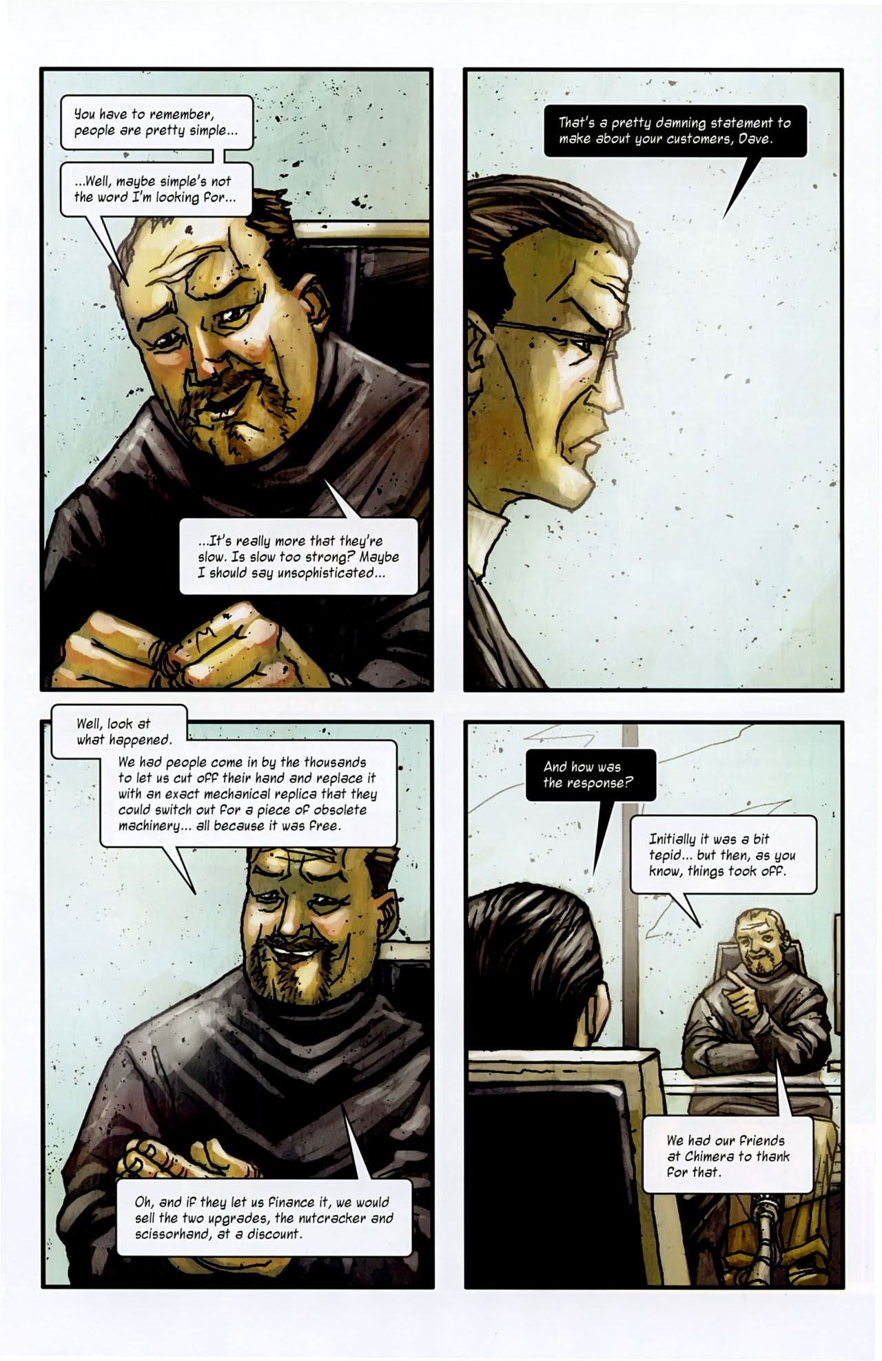 Read online Transhuman comic -  Issue #3 - 13