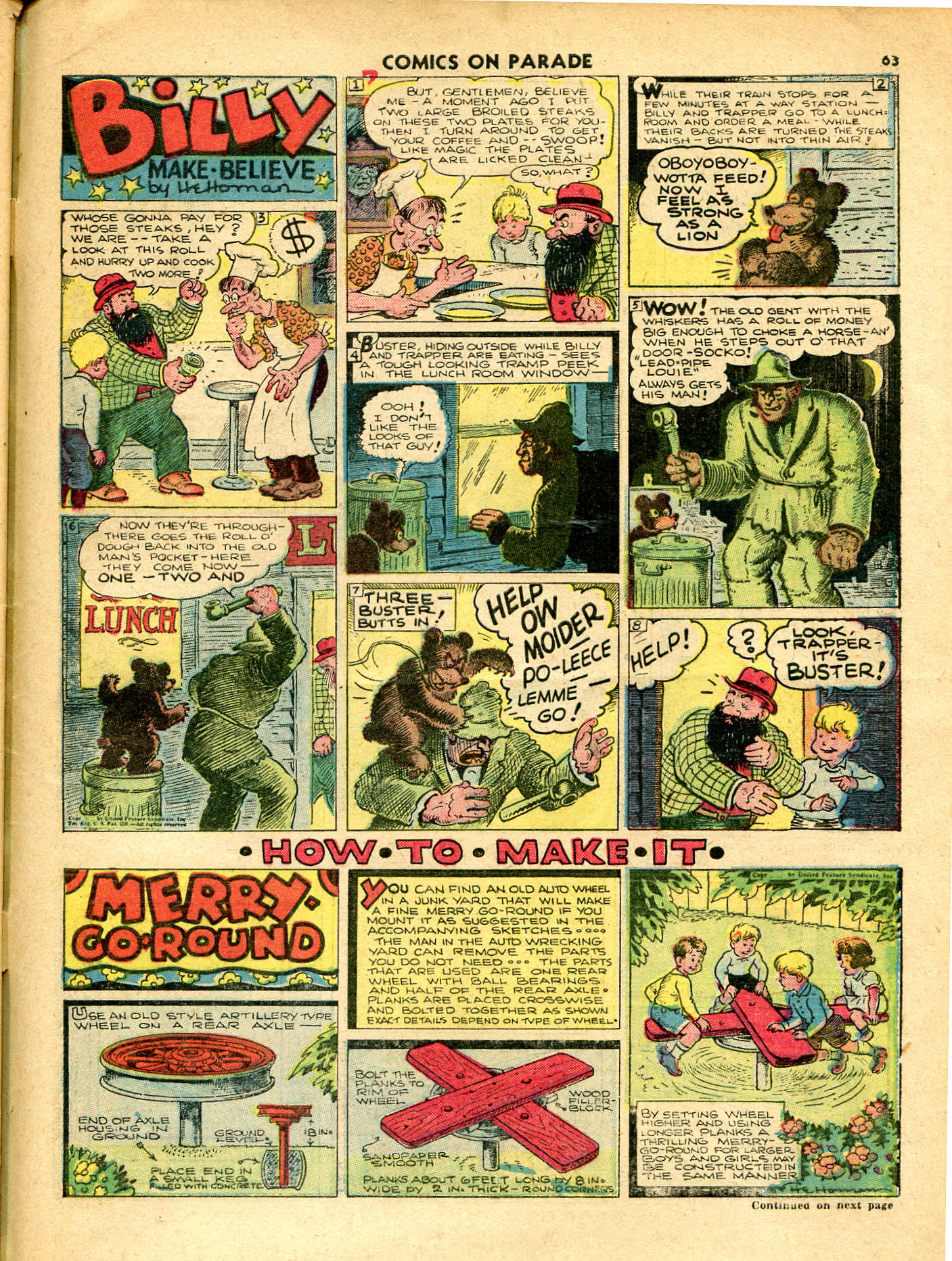 Read online Comics on Parade comic -  Issue #25 - 65