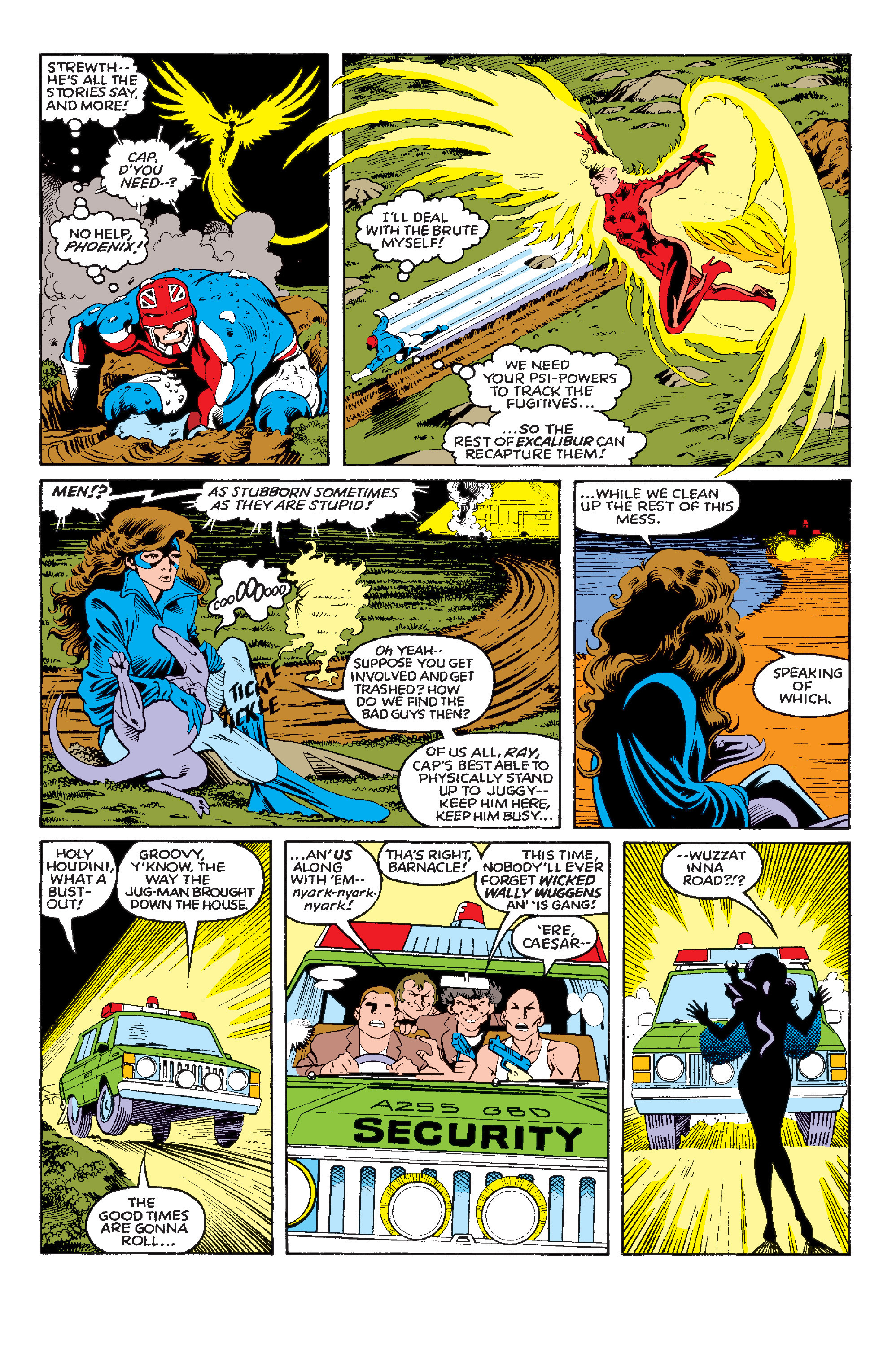 Read online Excalibur (1988) comic -  Issue #3 - 7