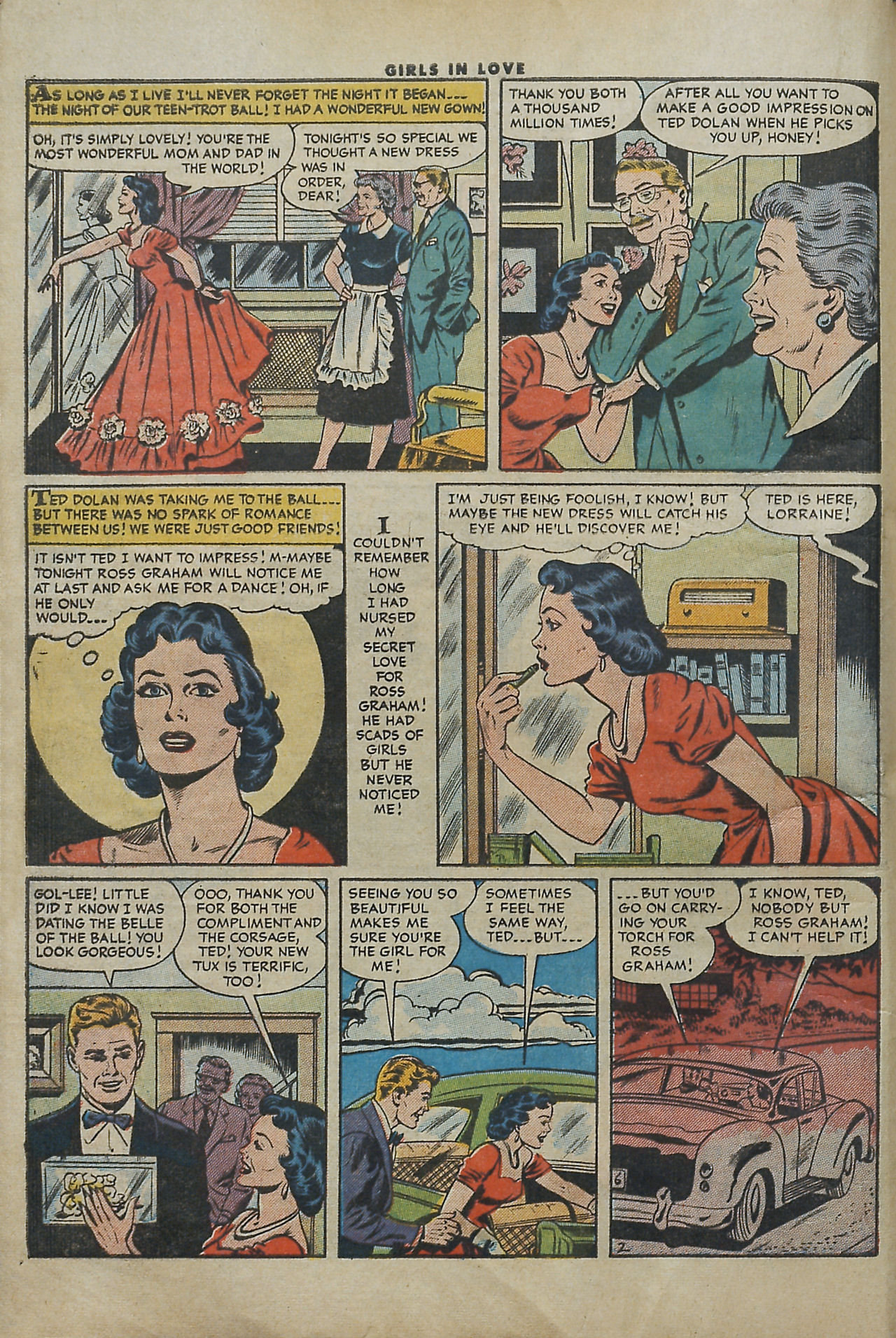 Read online Girls in Love (1955) comic -  Issue #53 - 4