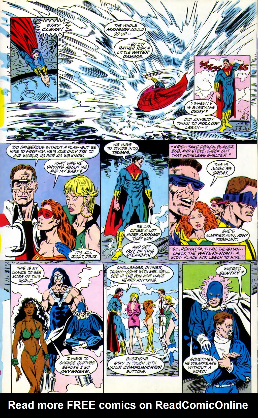 Read online Hero Alliance & Justice Machine: Identity Crisis comic -  Issue # Full - 16