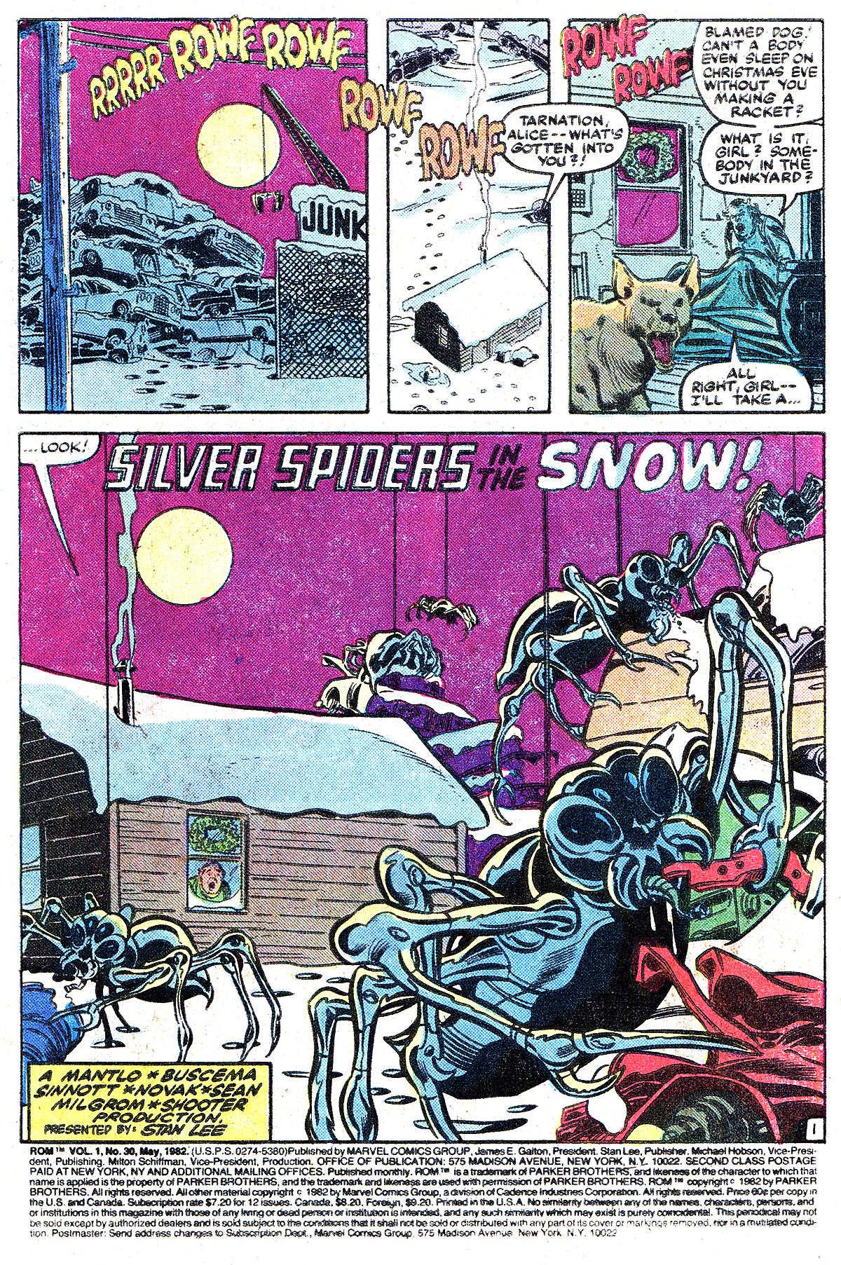 Read online ROM (1979) comic -  Issue #30 - 2