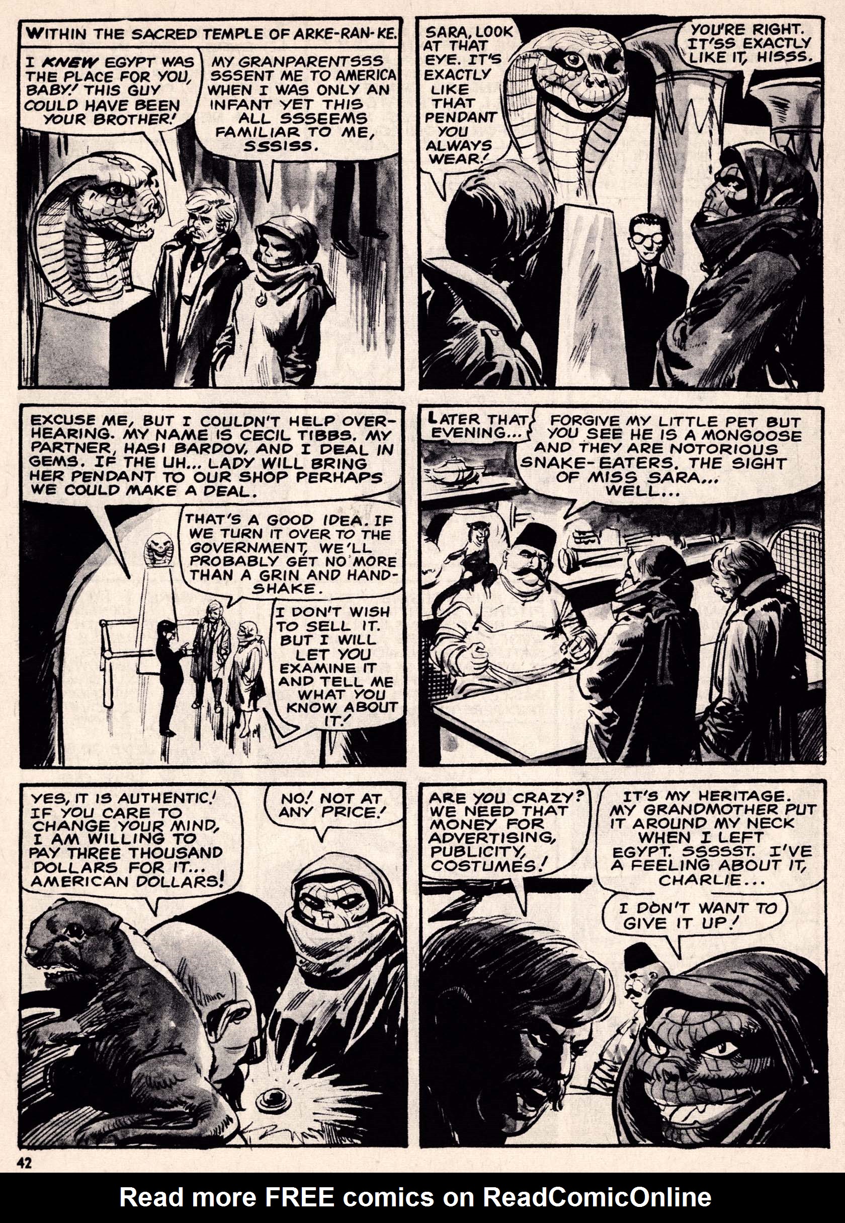 Read online Vampirella (1969) comic -  Issue # Annual 1972 - 42