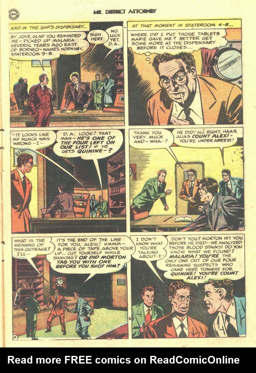 Read online Mr. District Attorney comic -  Issue #10 - 11