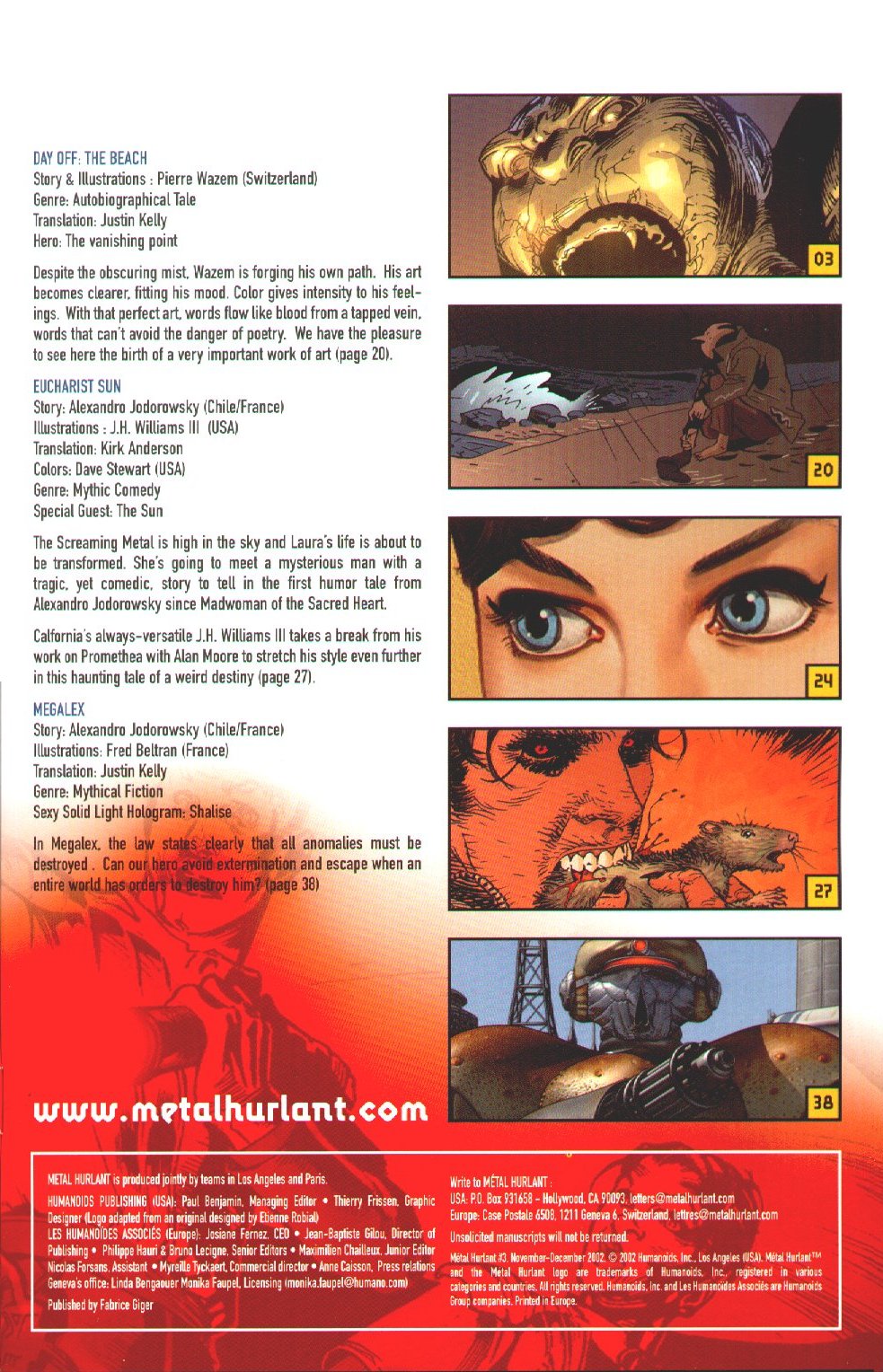 Read online Metal Hurlant comic -  Issue #3 - 3