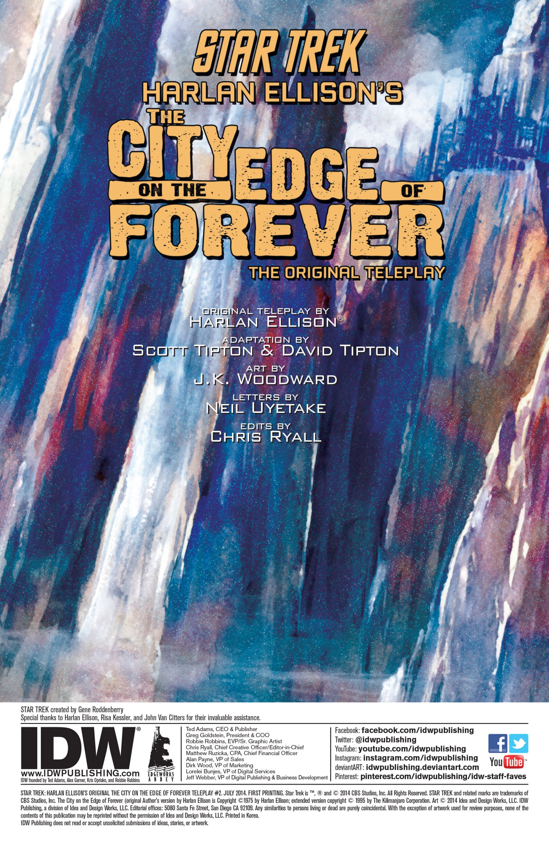 Read online Star Trek: Harlan Ellison's Original The City on the Edge of Forever Teleplay comic -  Issue #2 - 2