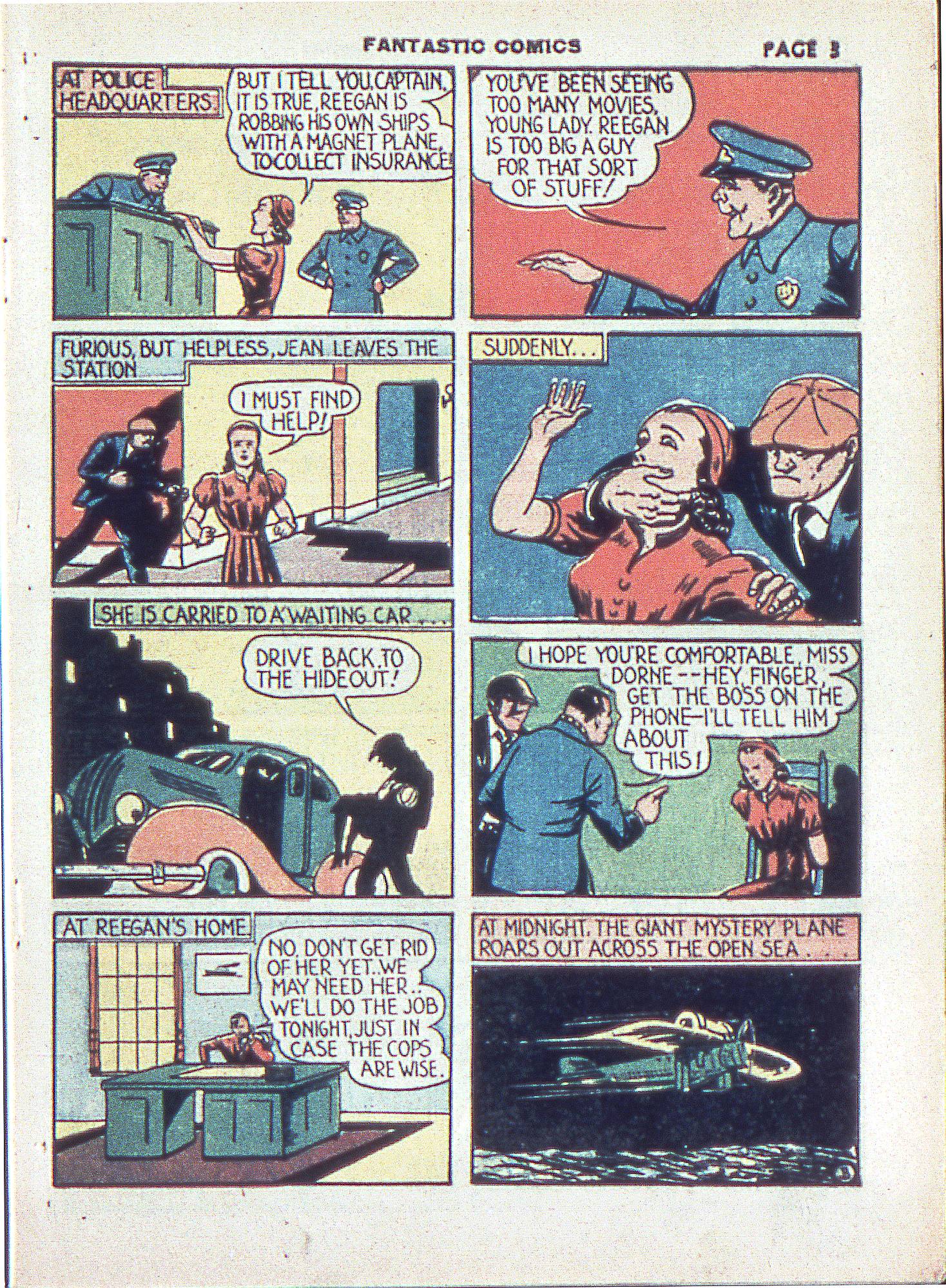 Read online Fantastic Comics comic -  Issue #3 - 6