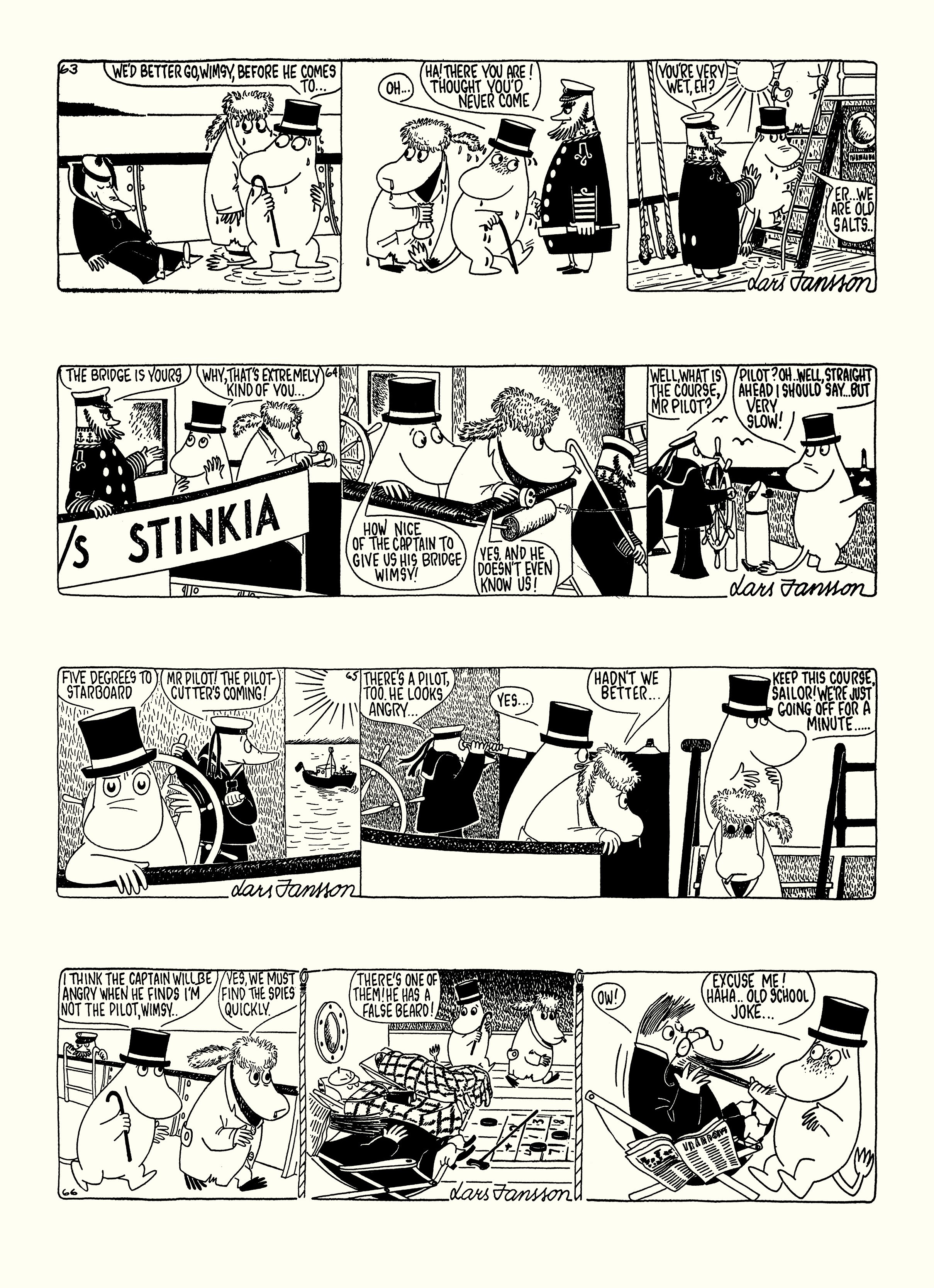 Read online Moomin: The Complete Lars Jansson Comic Strip comic -  Issue # TPB 6 - 63