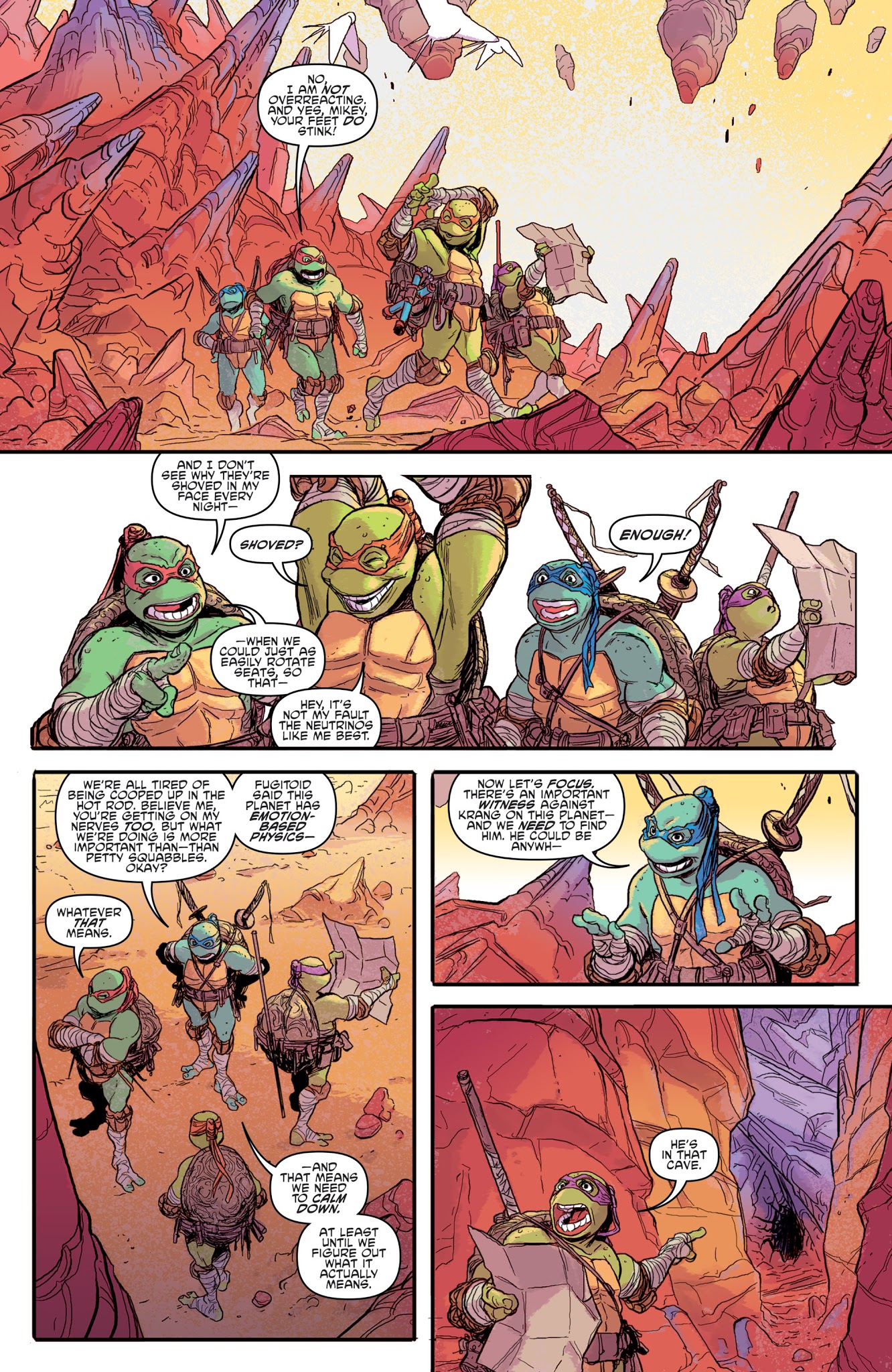 Read online Teenage Mutant Ninja Turtles: Dimension X comic -  Issue #1 - 4
