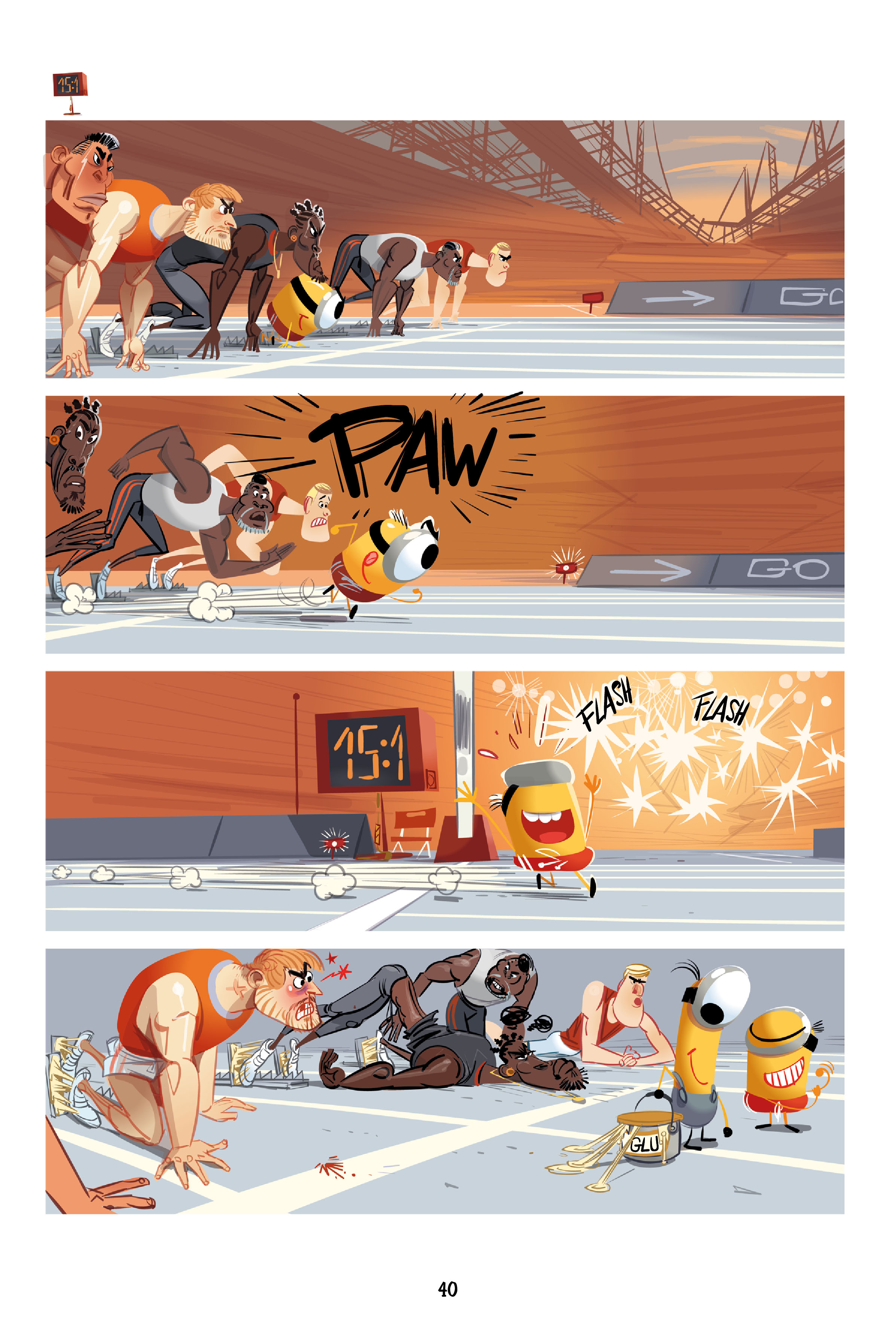 Read online Minions: Super Banana Games! comic -  Issue # Full - 39