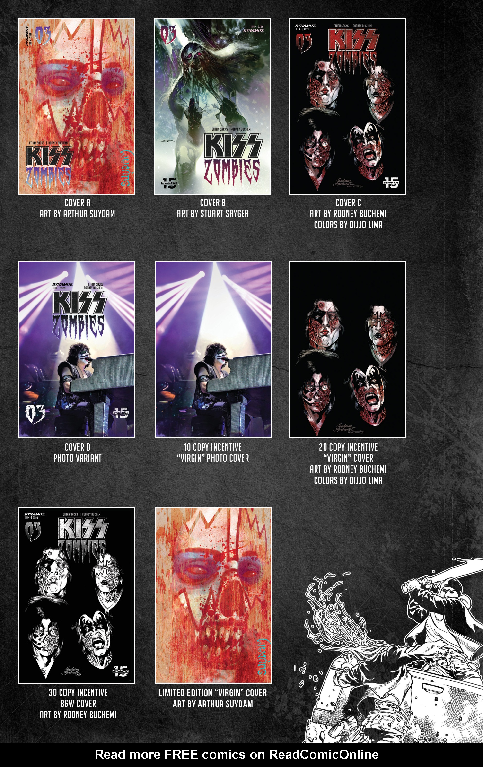 Read online Kiss: Zombies comic -  Issue #3 - 26