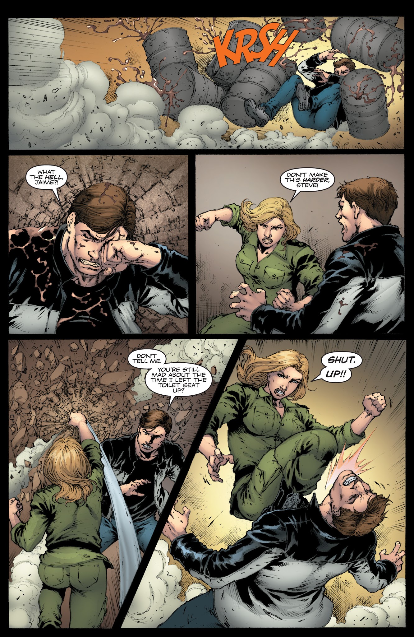 Read online The Bionic Man vs. The Bionic Woman comic -  Issue # TPB - 52