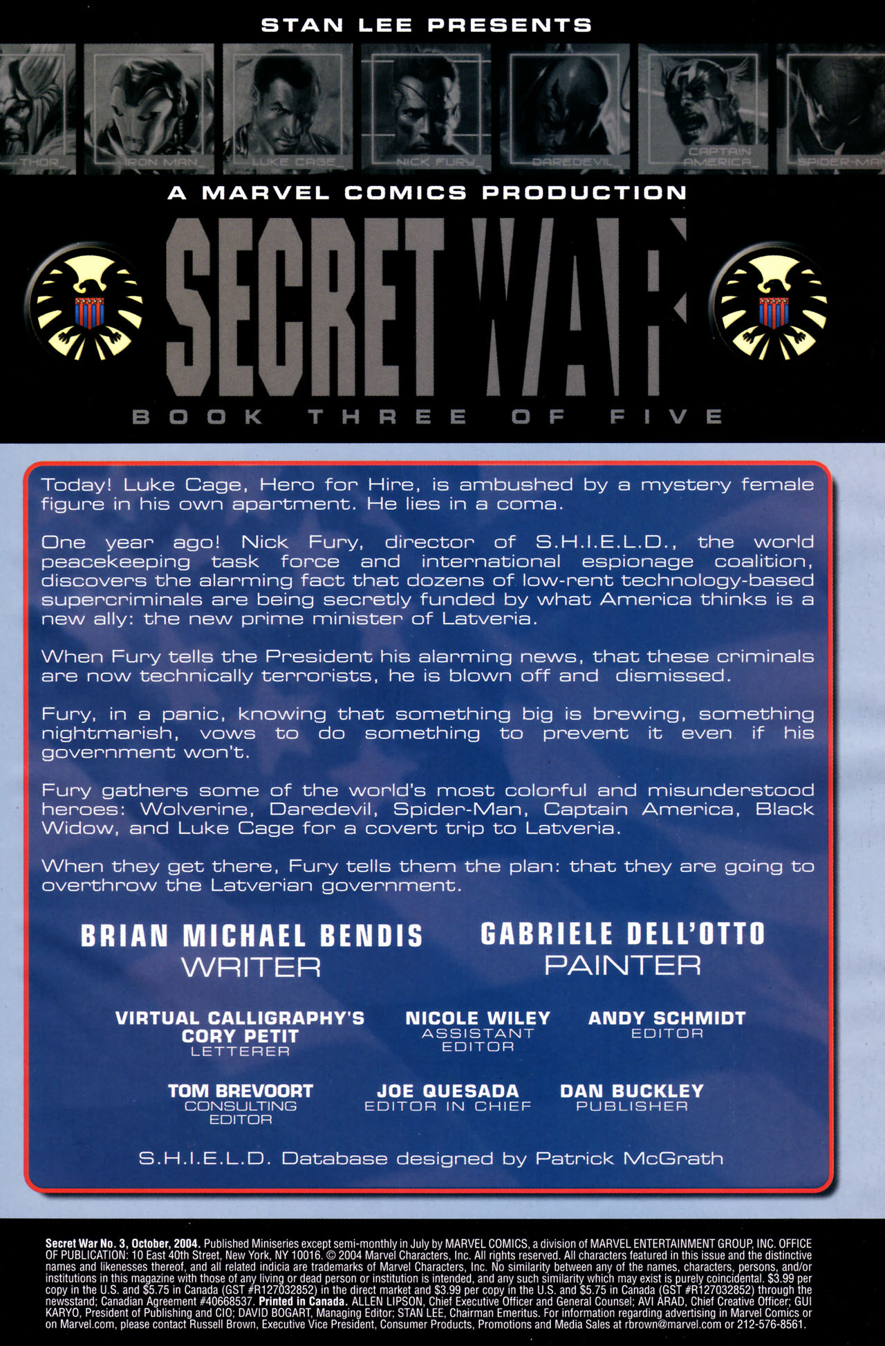 Read online Secret War comic -  Issue #3 - 2