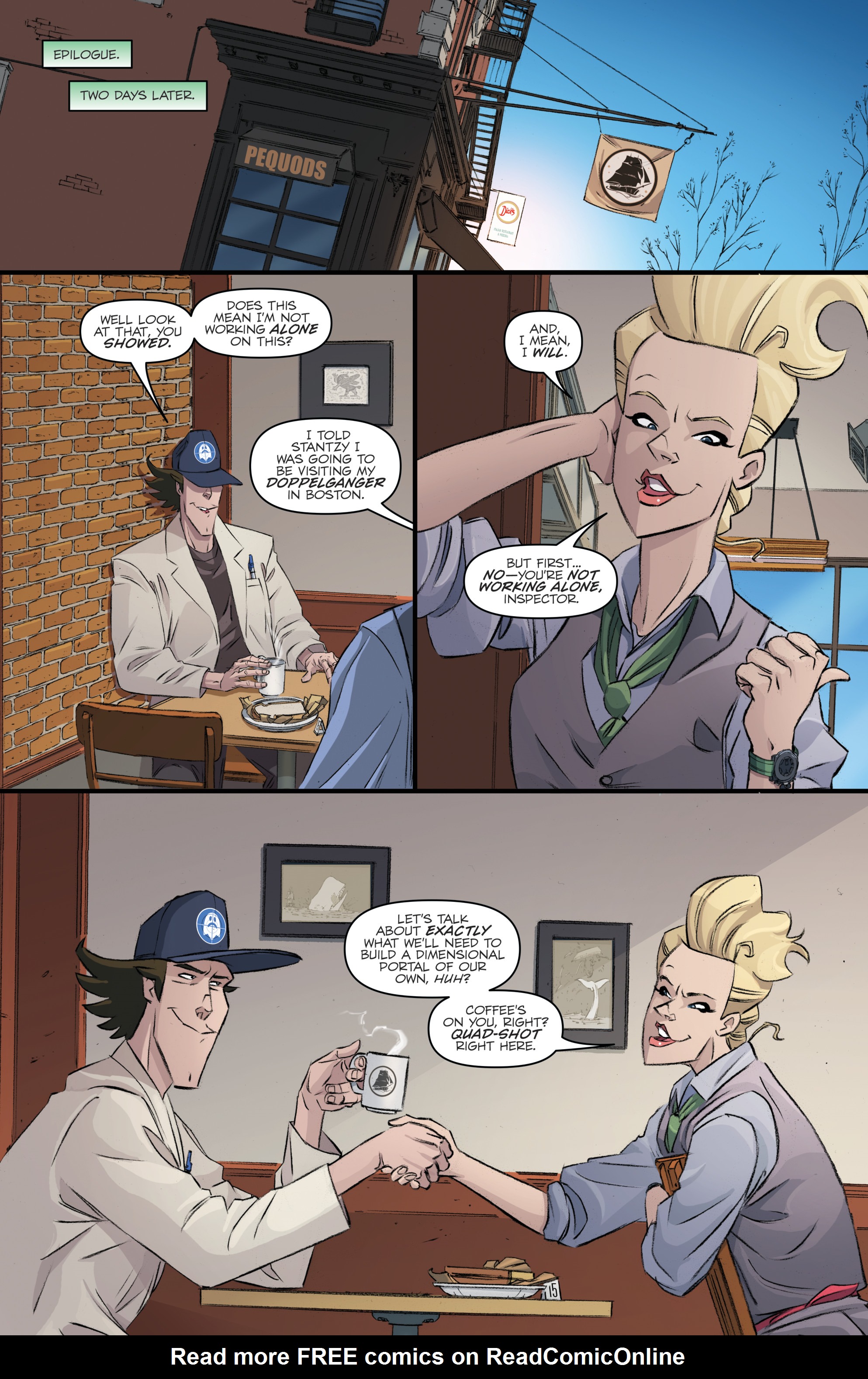 Read online Ghostbusters: Crossing Over comic -  Issue # _TPB - 46