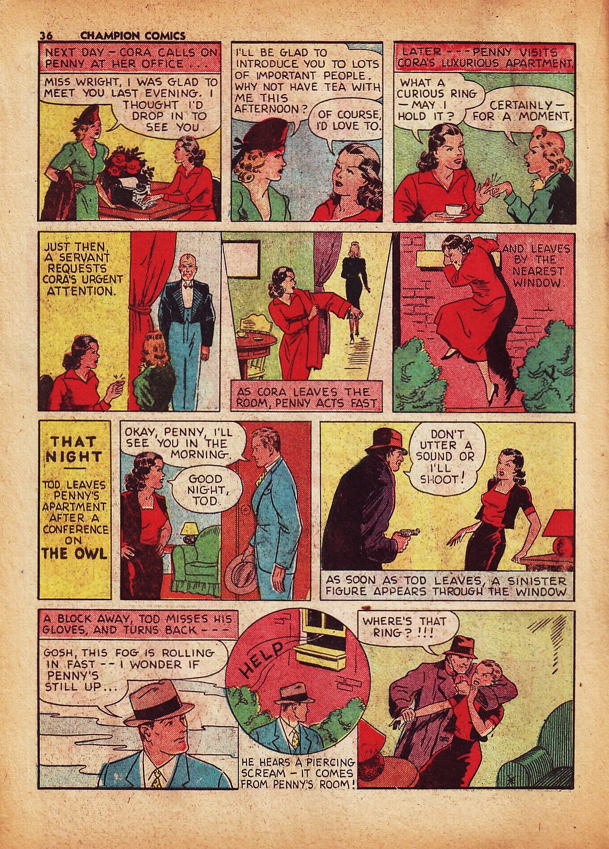 Read online Champion Comics comic -  Issue #5 - 38