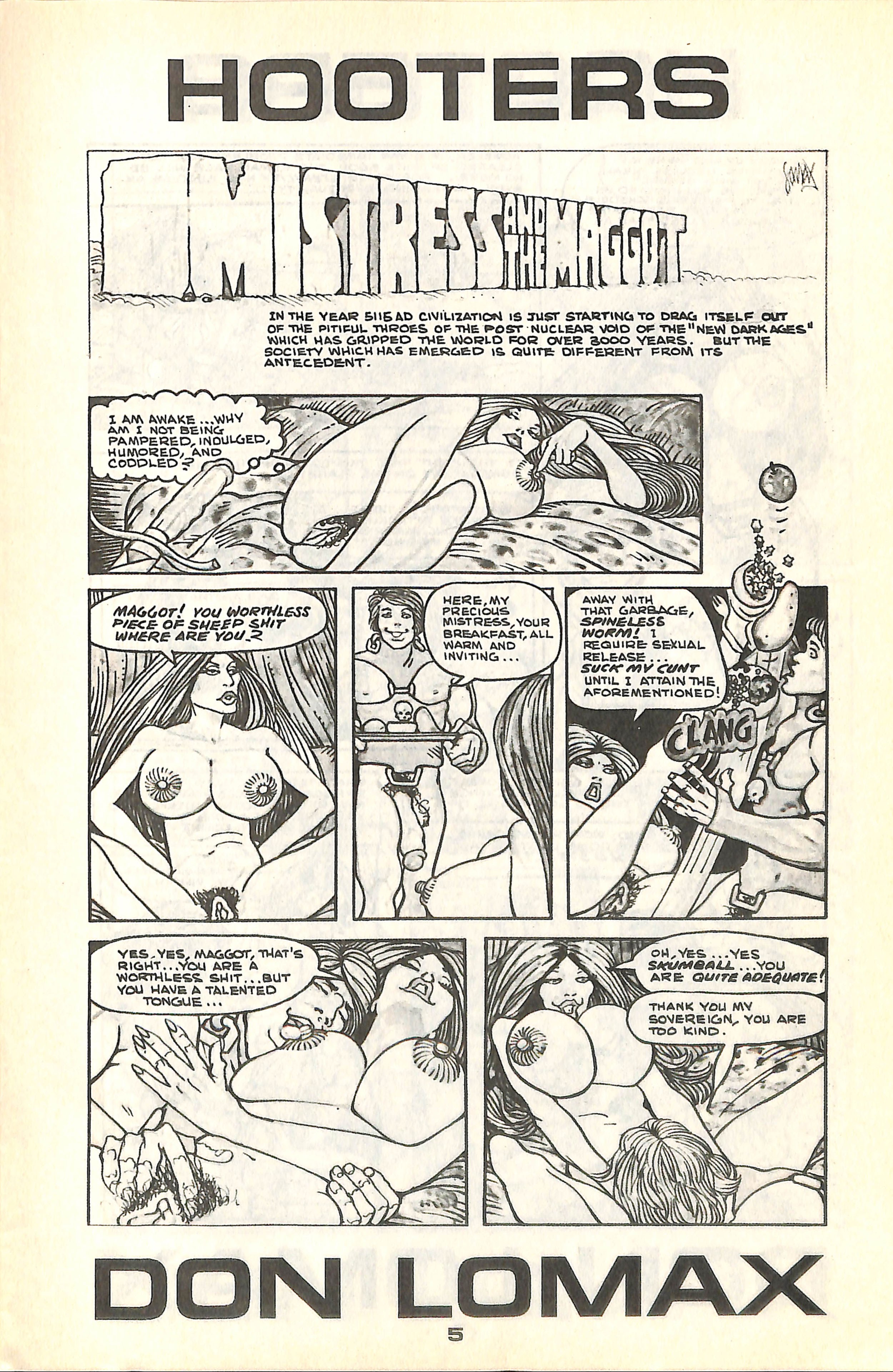 Read online Hooters comic -  Issue #6 - 8