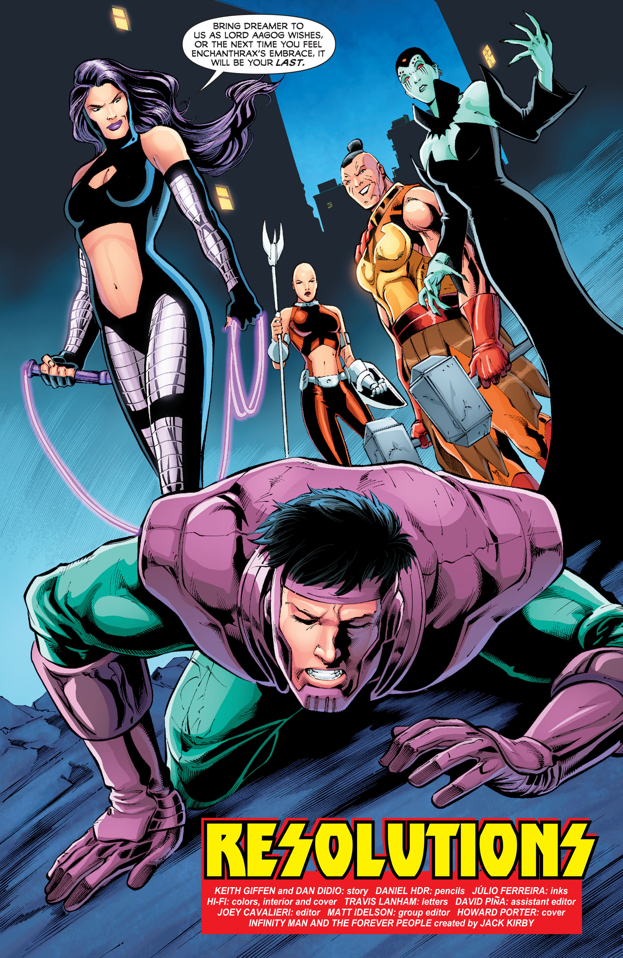 Read online Infinity Man and the Forever People comic -  Issue #7 - 21