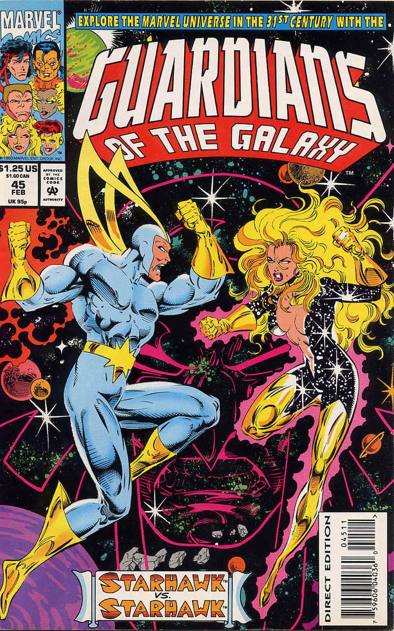Read online Guardians of the Galaxy (1990) comic -  Issue #45 - 1