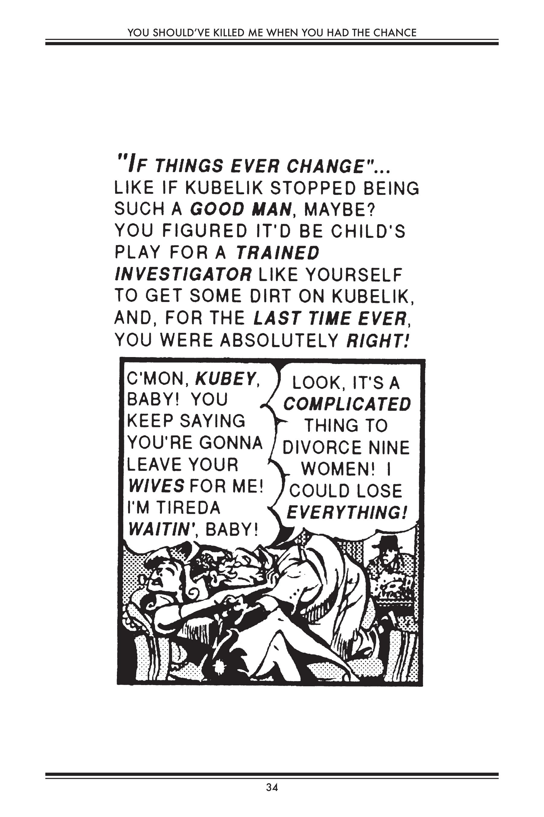 Read online You Should Have Killed Me When You Had The Chance!: Quality Jollity Super Special comic -  Issue # TPB - 34