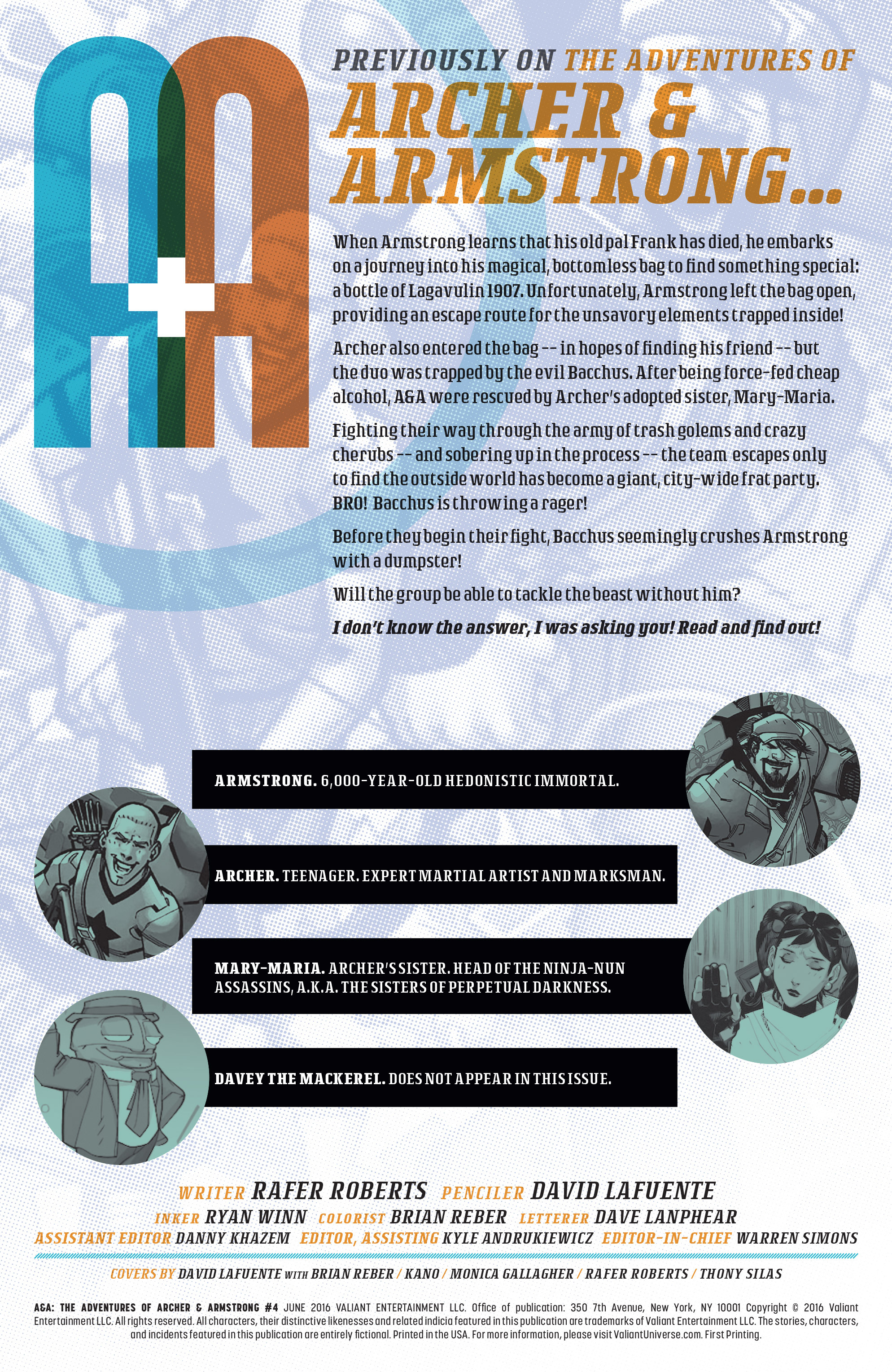 Read online A&A: The Adventures of Archer & Armstrong comic -  Issue #4 - 2