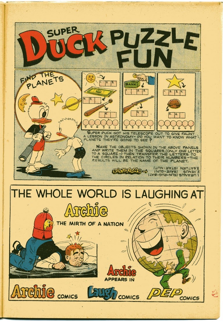 Read online Super Duck Comics comic -  Issue #25 - 39