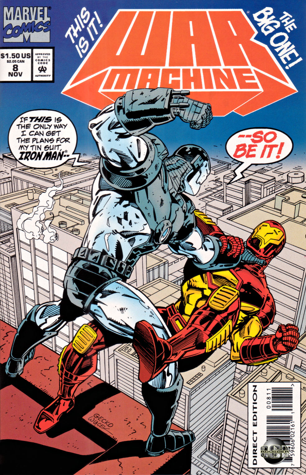 Read online War Machine (1994) comic -  Issue #8 - 1