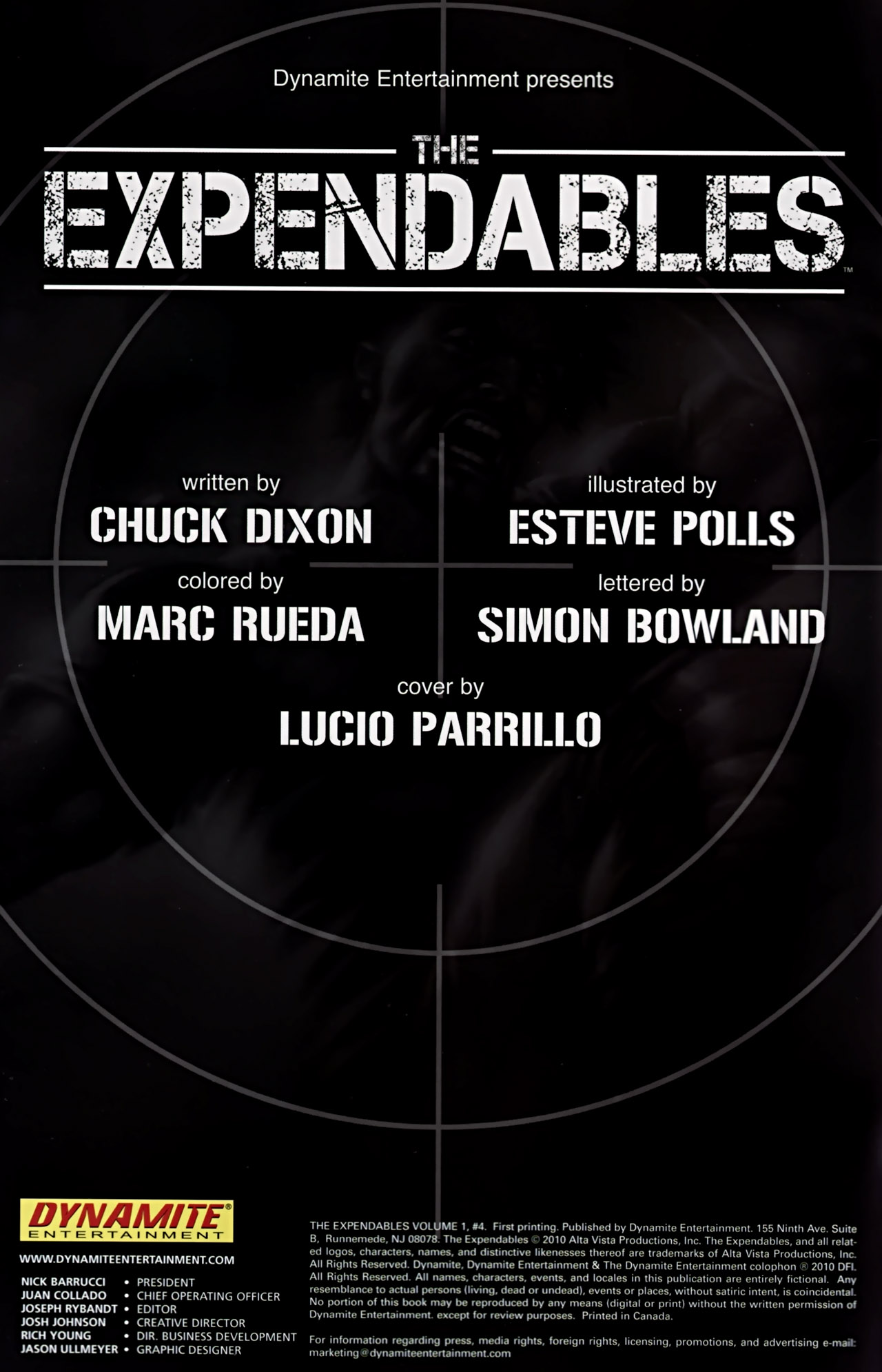 Read online The Expendables comic -  Issue #4 - 2