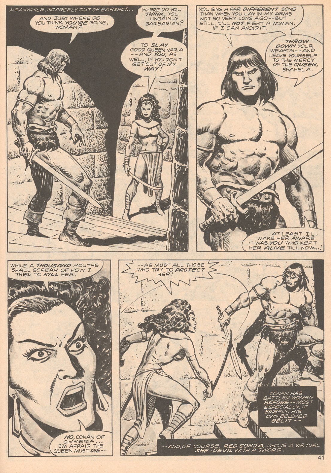 Read online The Savage Sword Of Conan comic -  Issue #68 - 41