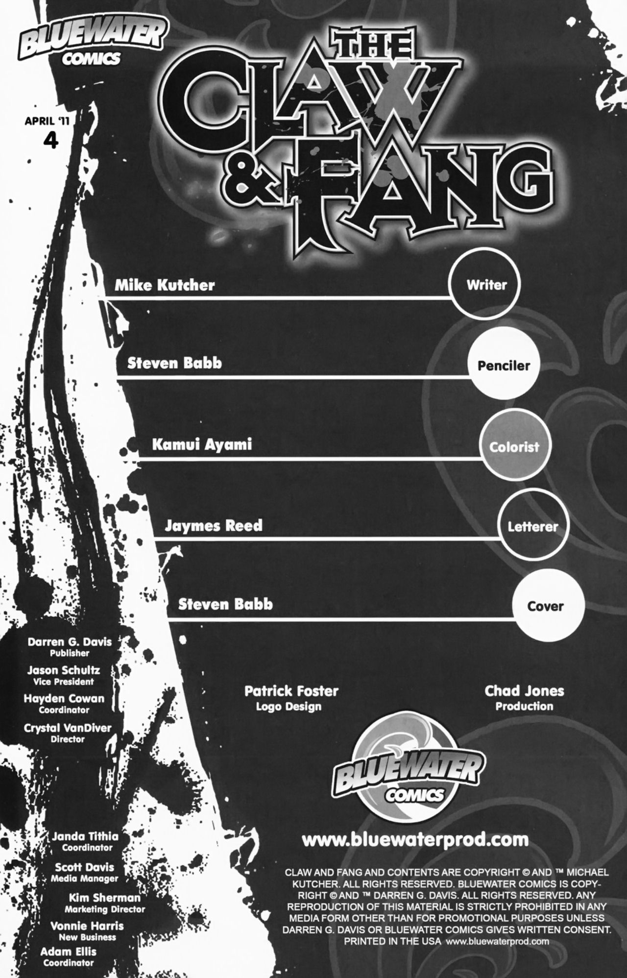 Read online Claw & Fang comic -  Issue #4 - 2