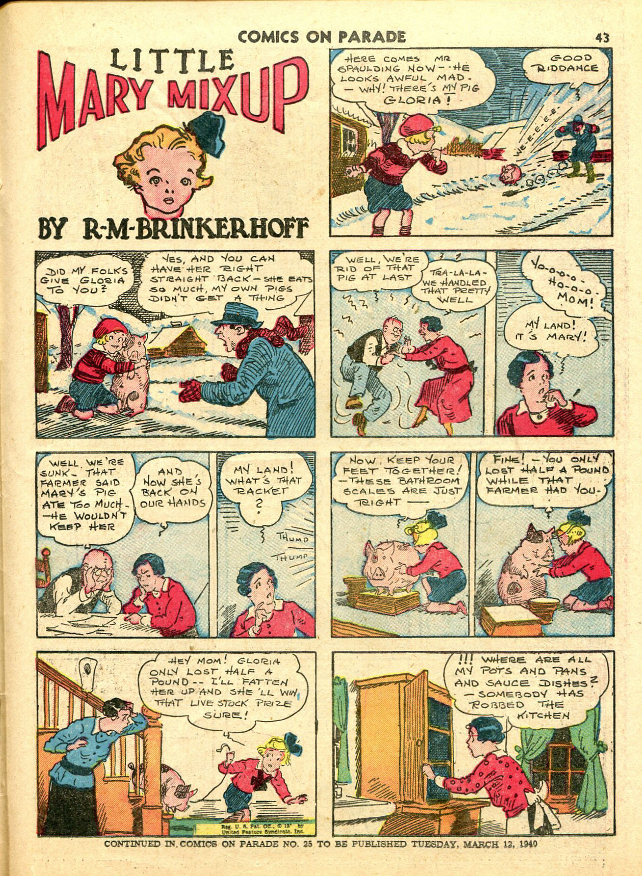 Read online Comics on Parade comic -  Issue #24 - 44