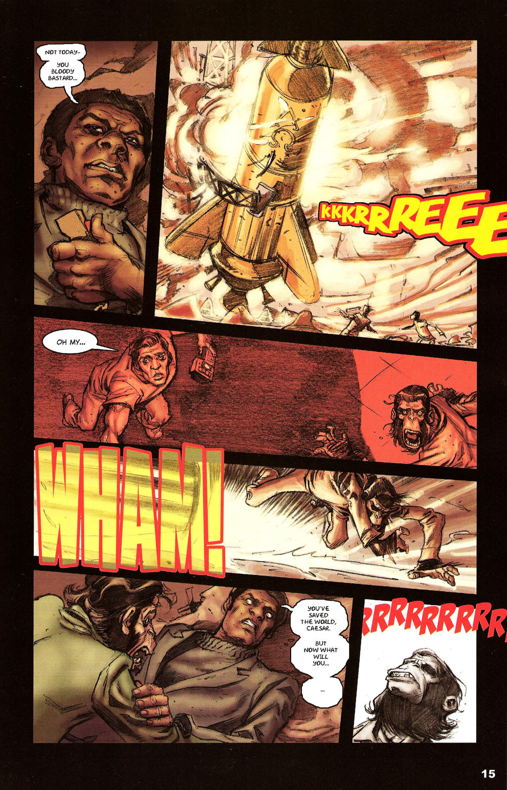 Read online Revolution on the Planet of the Apes comic -  Issue #6 - 15