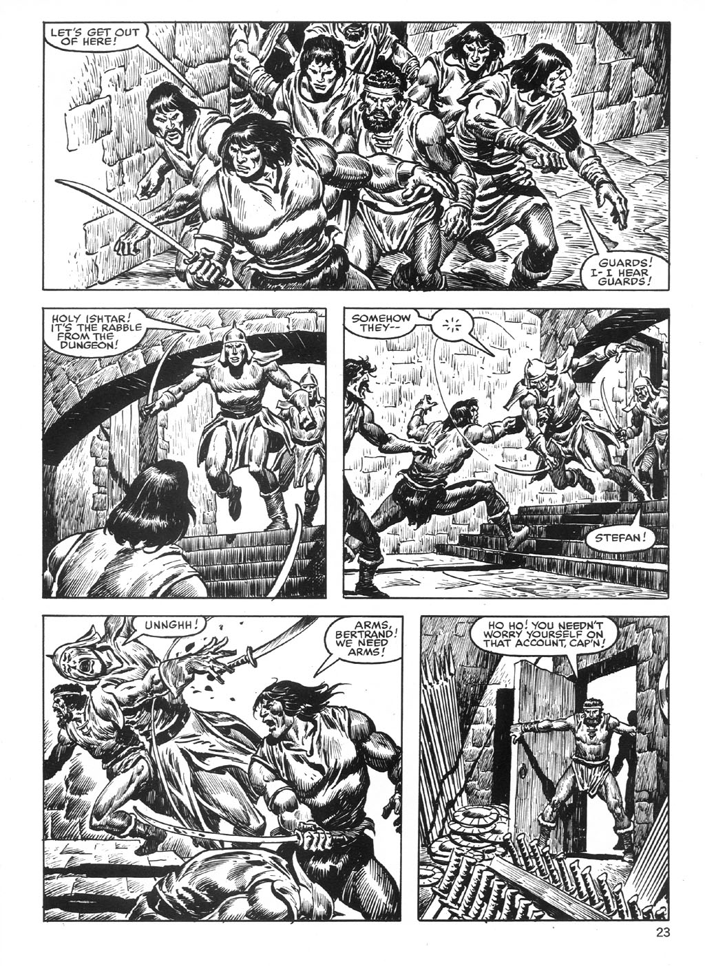 Read online The Savage Sword Of Conan comic -  Issue #99 - 22