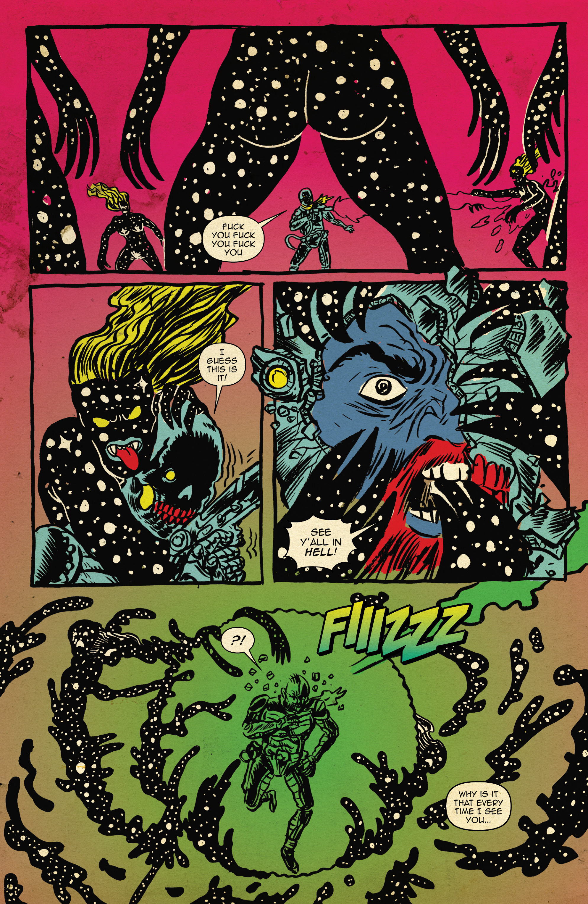 Read online Space Riders: Galaxy of Brutality comic -  Issue #1 - 22