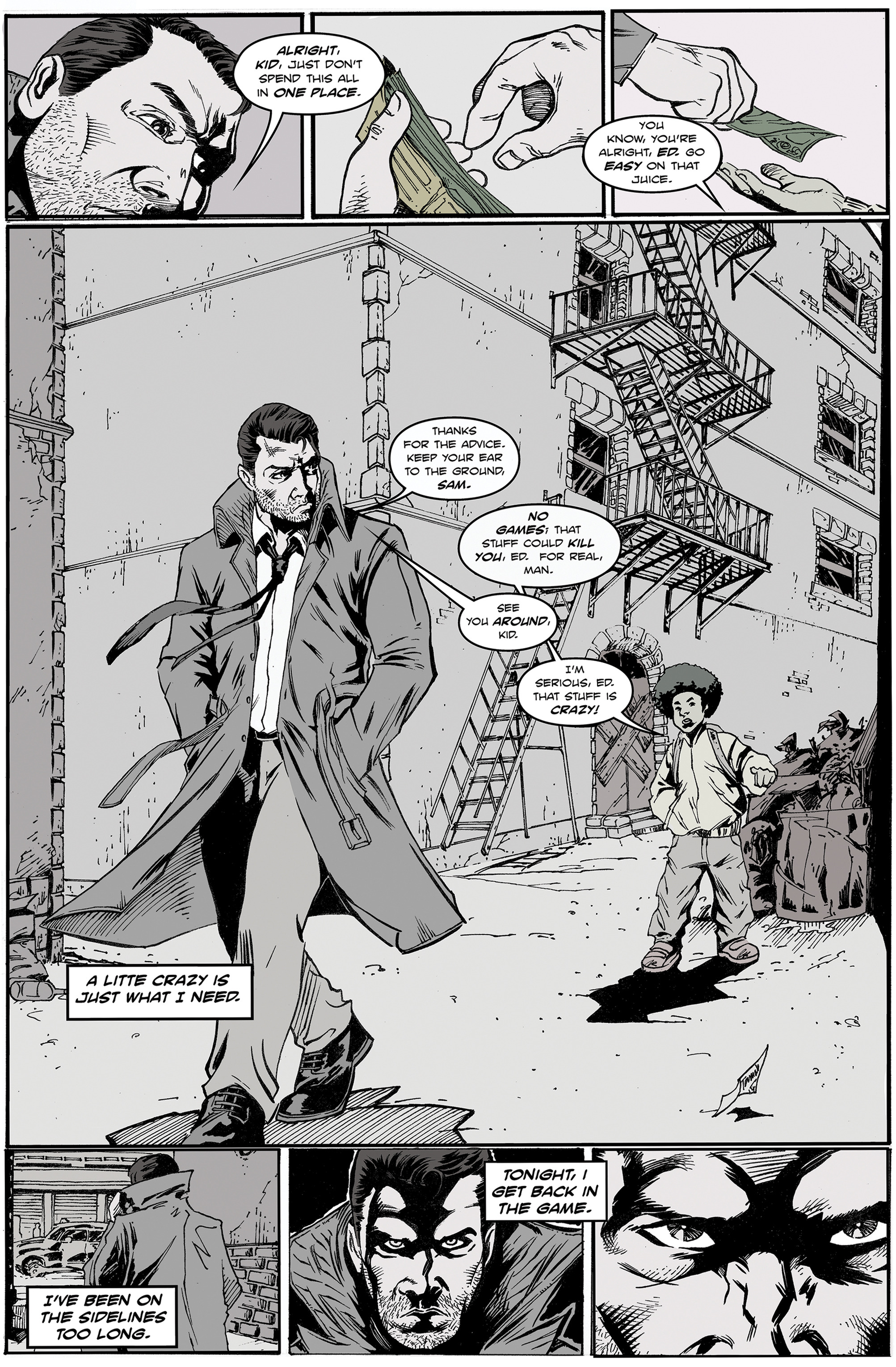 Read online Moros: A Hard Boiled Hero comic -  Issue #1 - 11