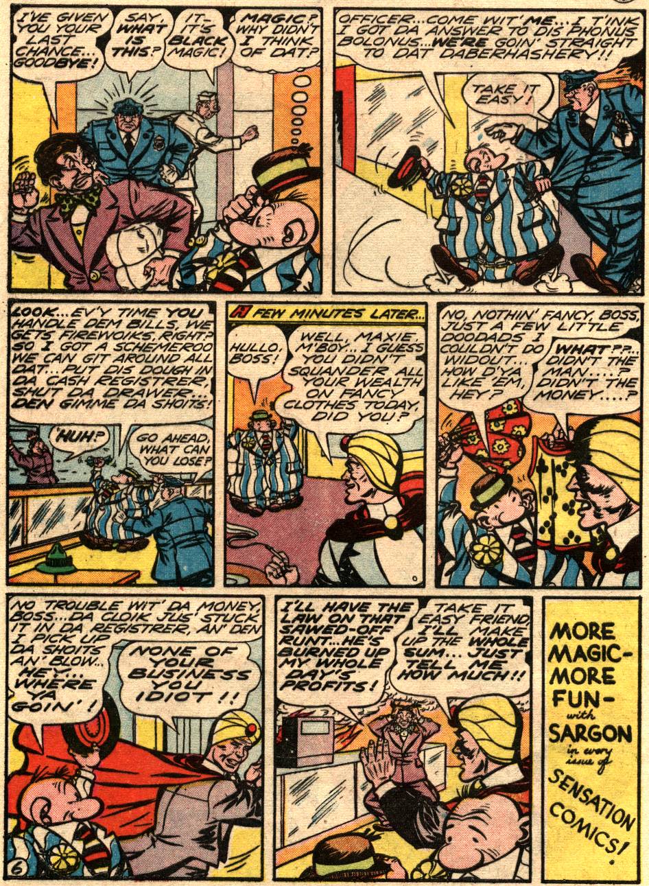 Read online Sensation (Mystery) Comics comic -  Issue #52 - 40