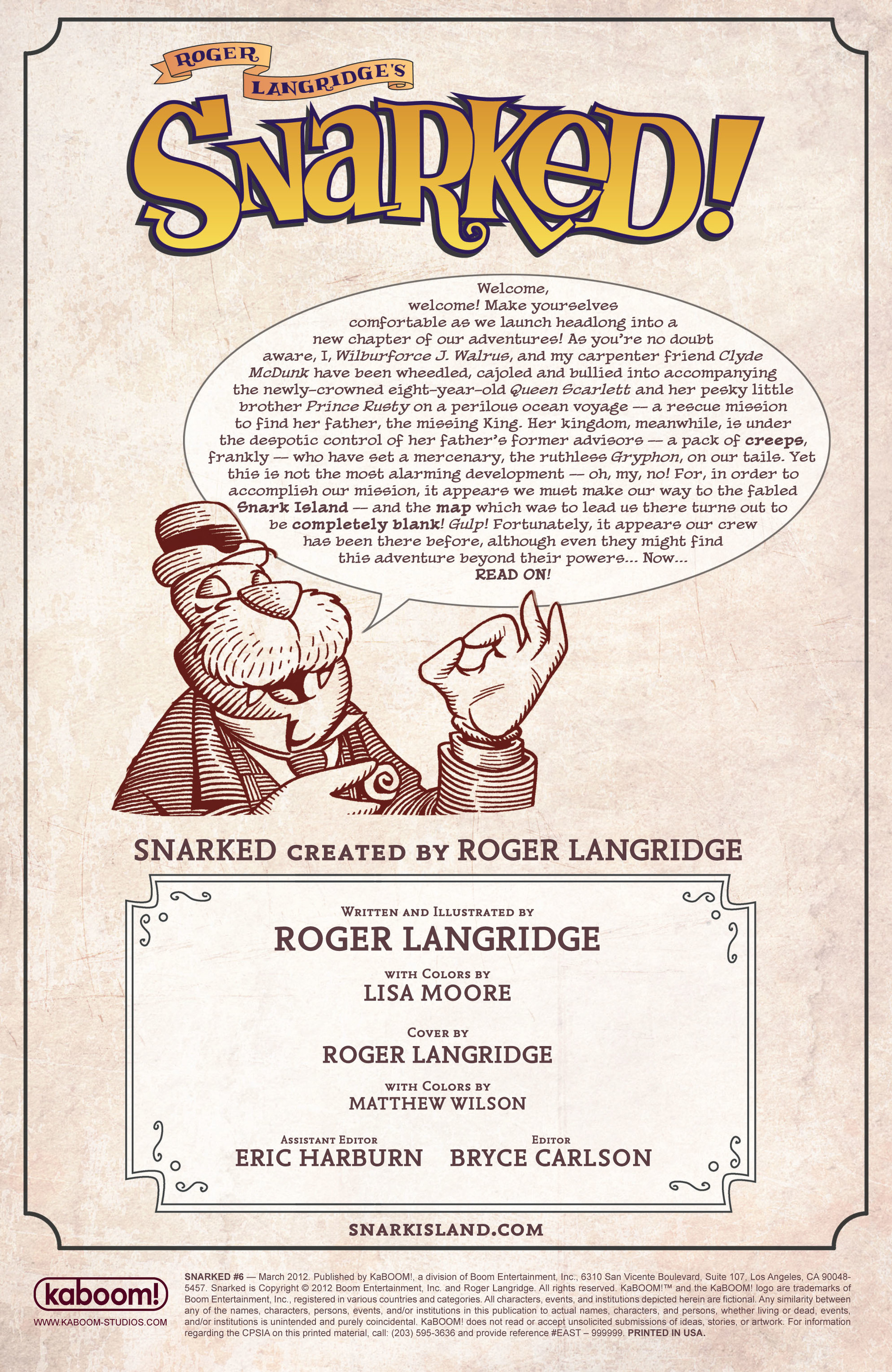 Read online Snarked comic -  Issue #6 - 2