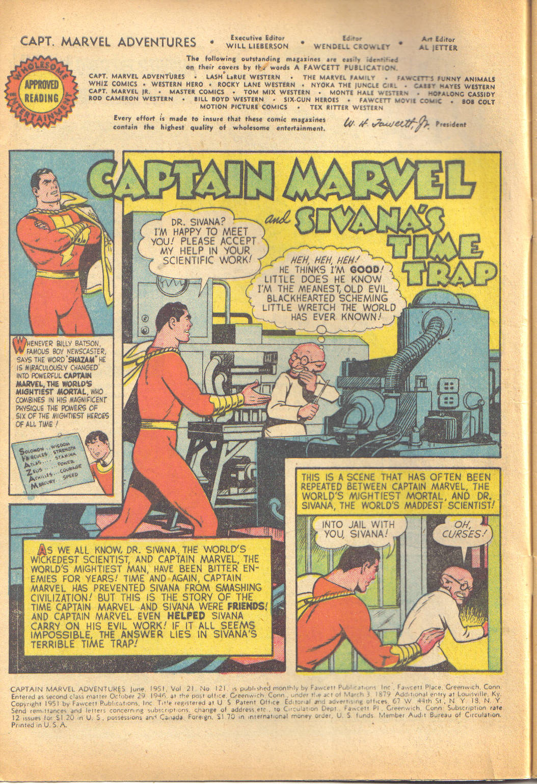 Read online Captain Marvel Adventures comic -  Issue #121 - 5