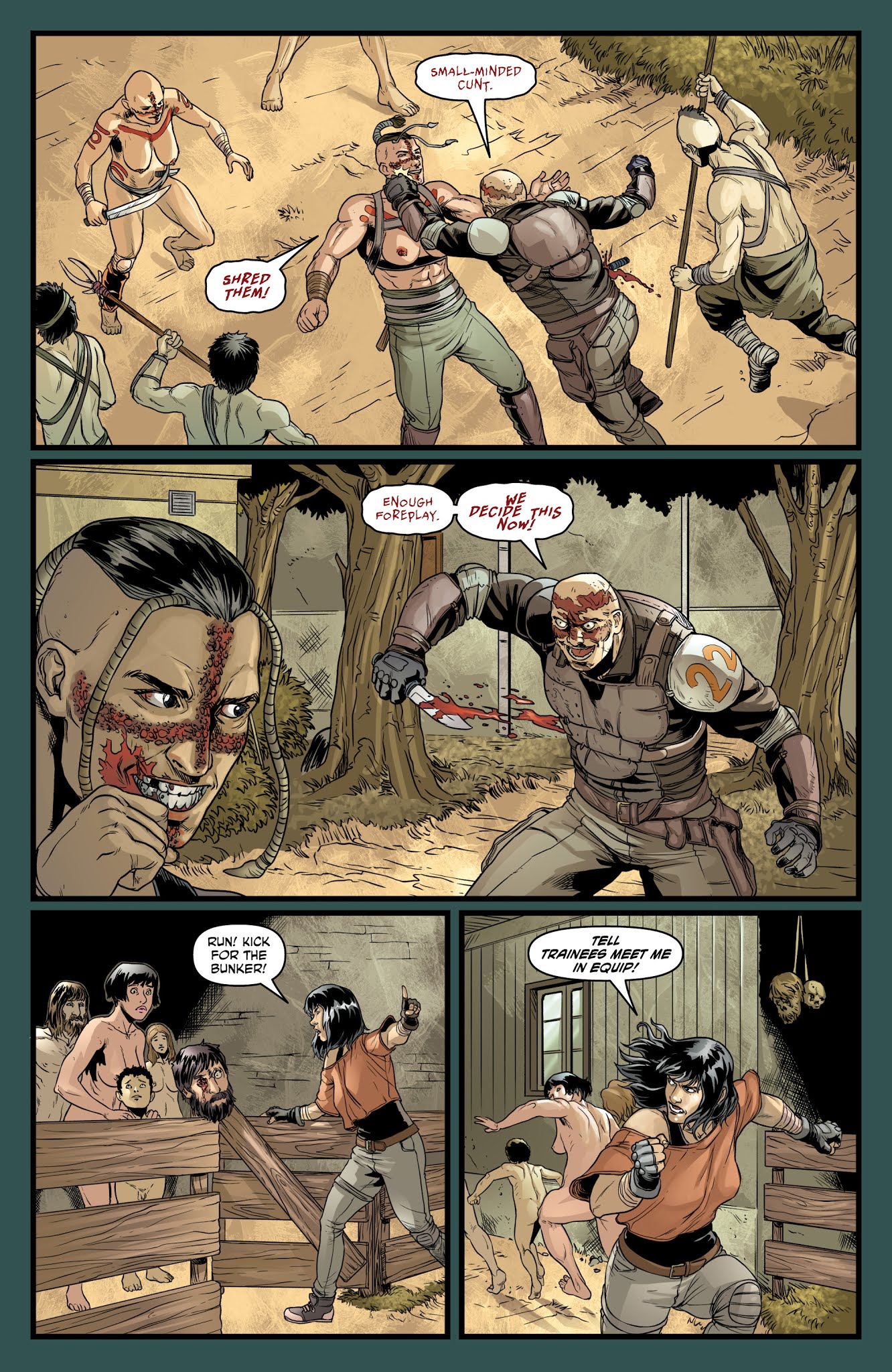 Read online Crossed Plus One Hundred: Mimic comic -  Issue #4 - 17