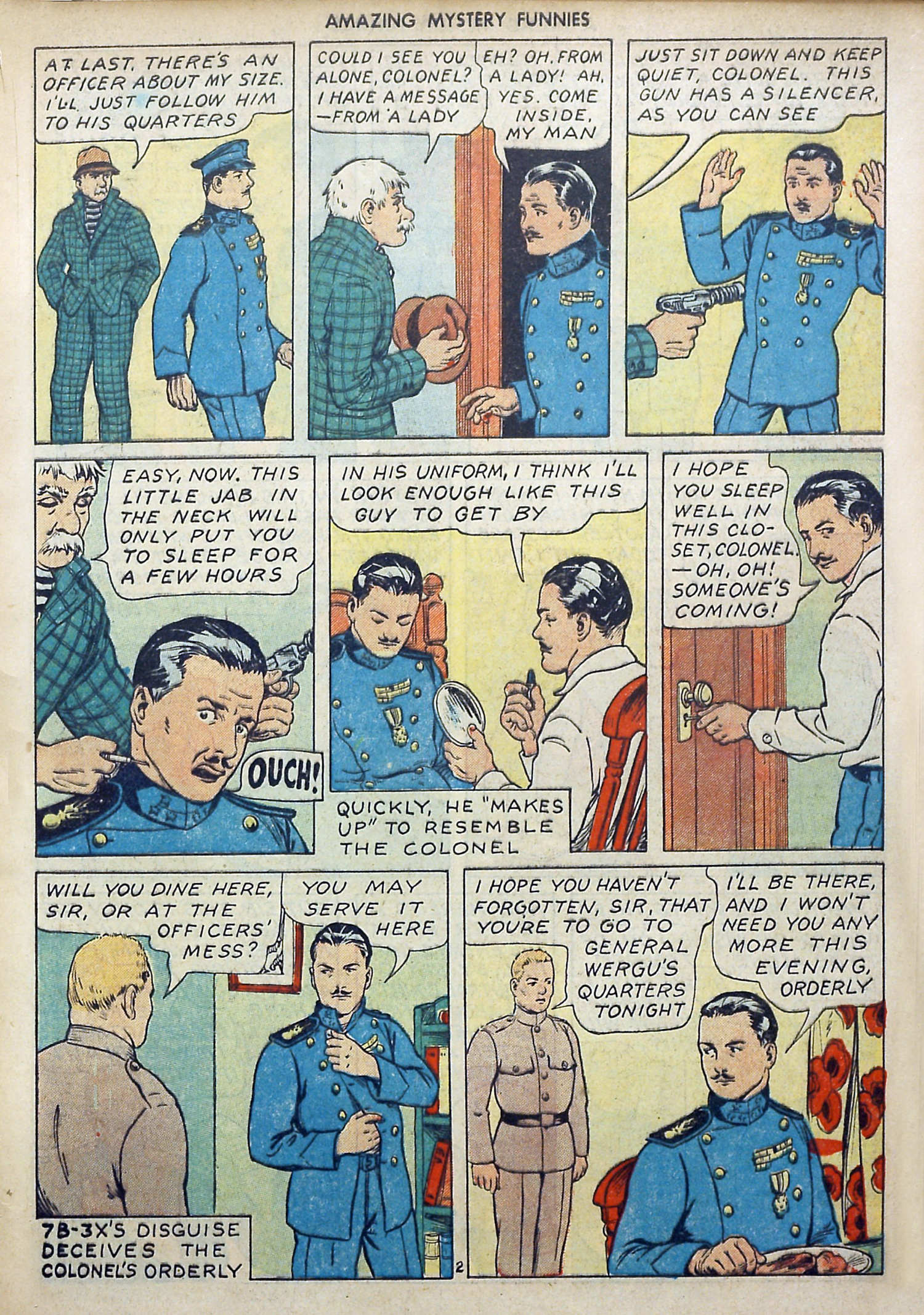 Read online Amazing Mystery Funnies comic -  Issue #24 - 52