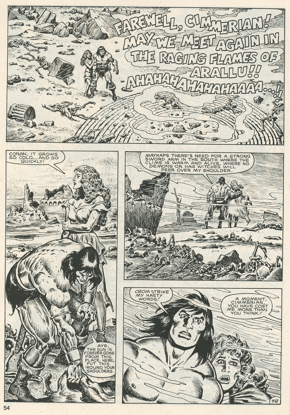 Read online The Savage Sword Of Conan comic -  Issue #123 - 54