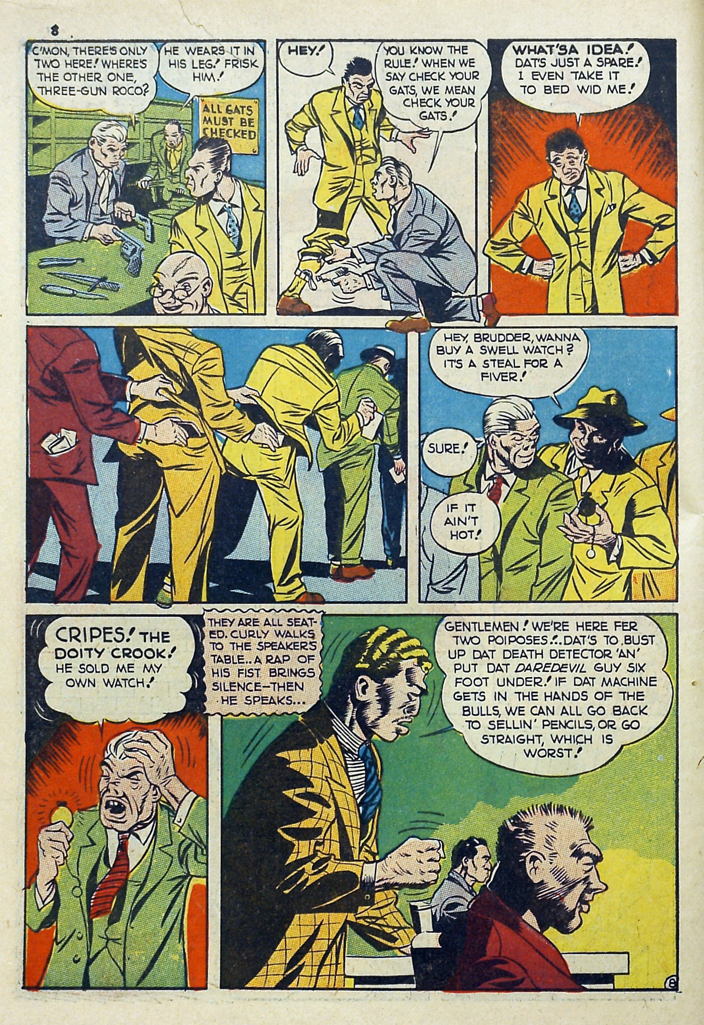 Read online Daredevil (1941) comic -  Issue #5 - 10