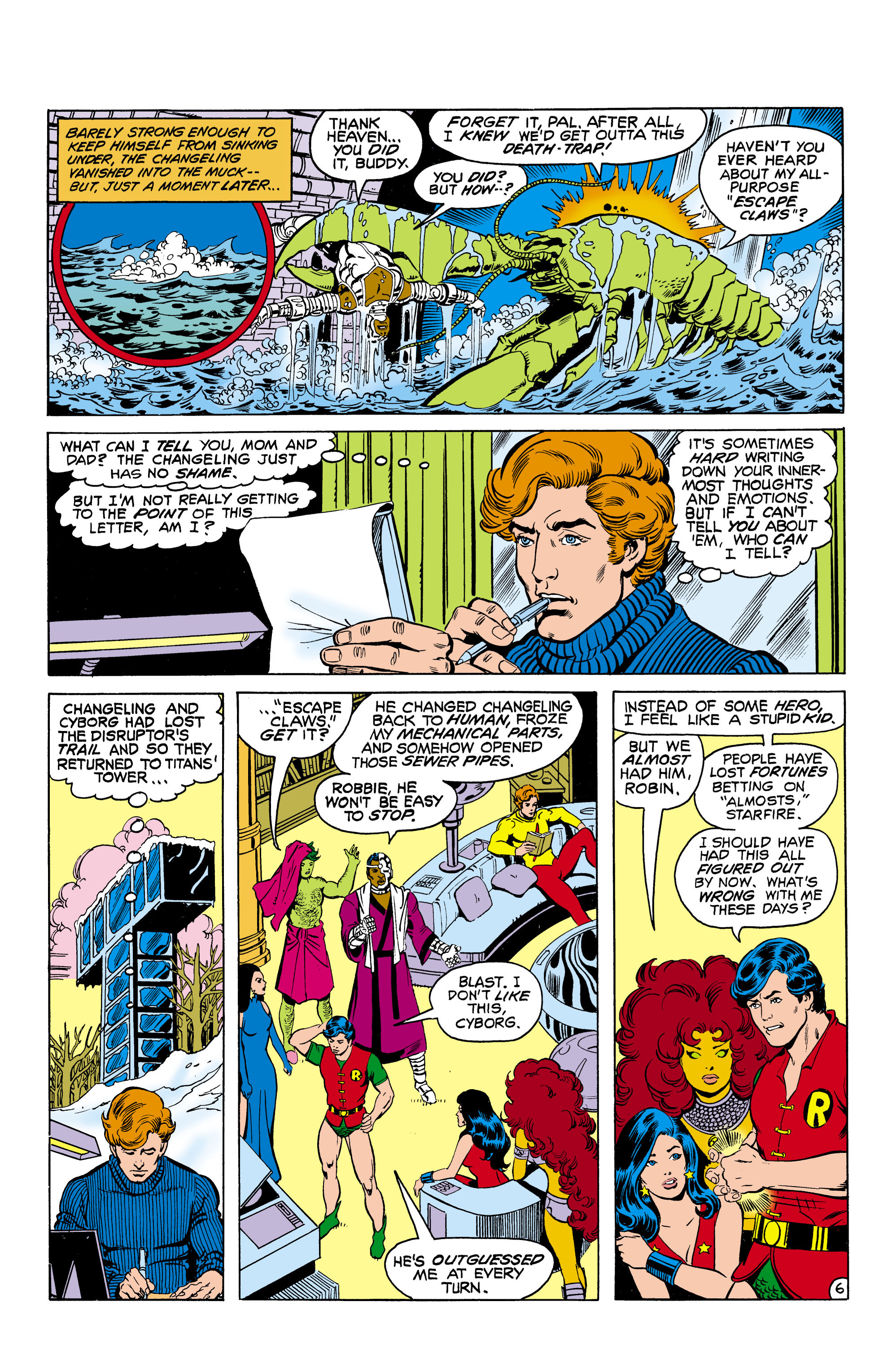 Read online The New Teen Titans (1980) comic -  Issue #20 - 7