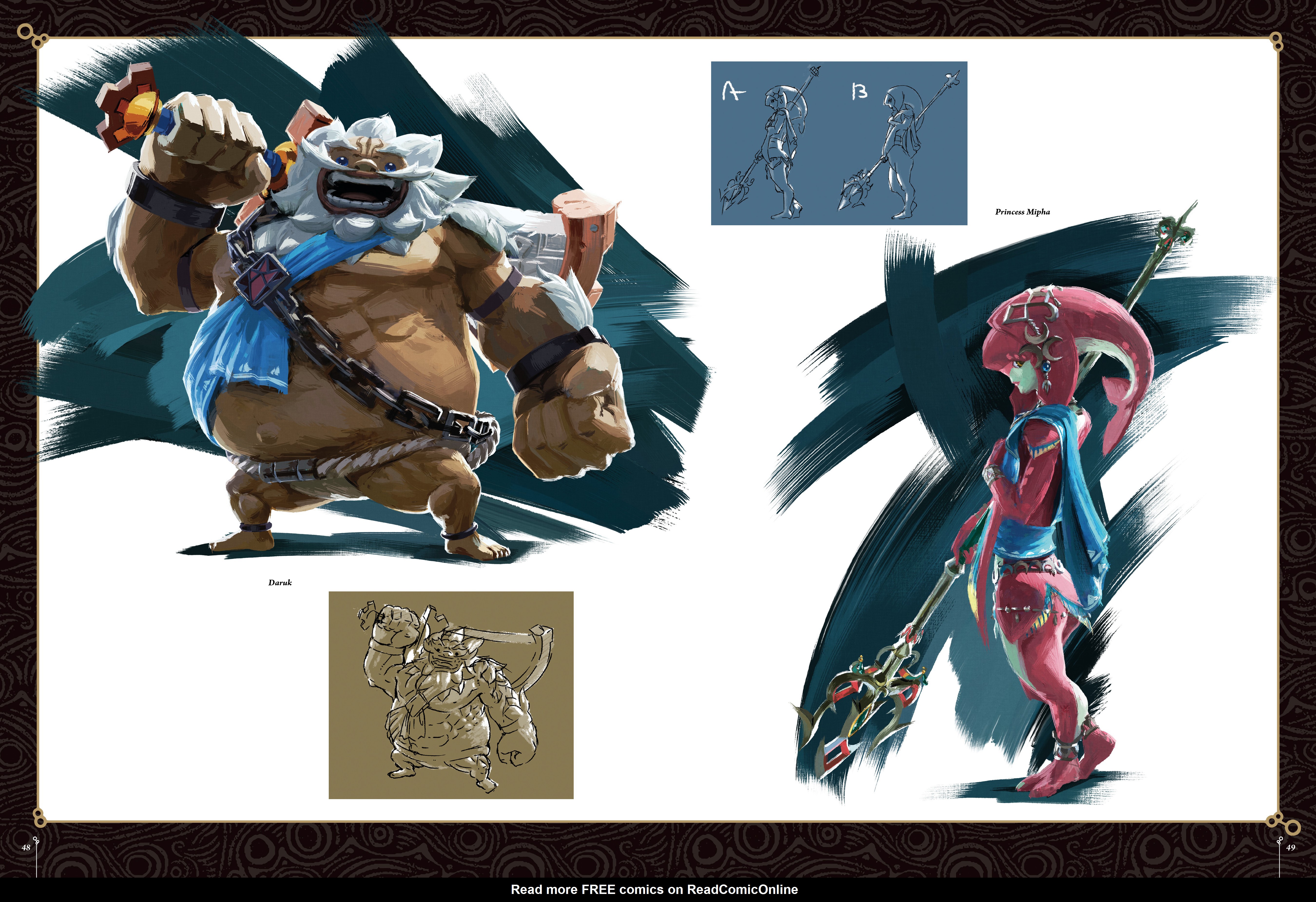 Read online The Legend of Zelda: Breath of the Wild–Creating A Champion comic -  Issue # TPB (Part 1) - 36