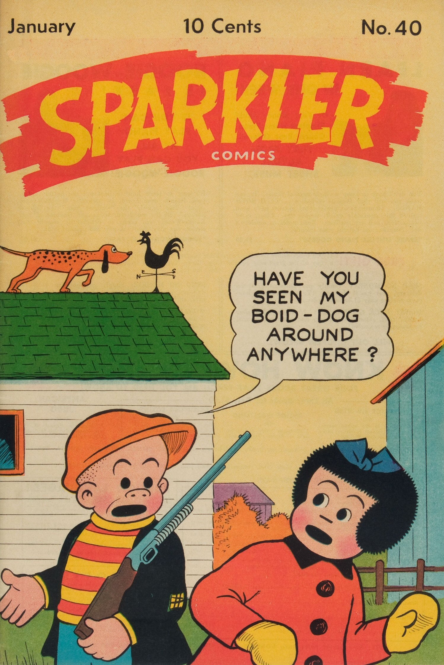 Read online Sparkler Comics comic -  Issue #40 - 1