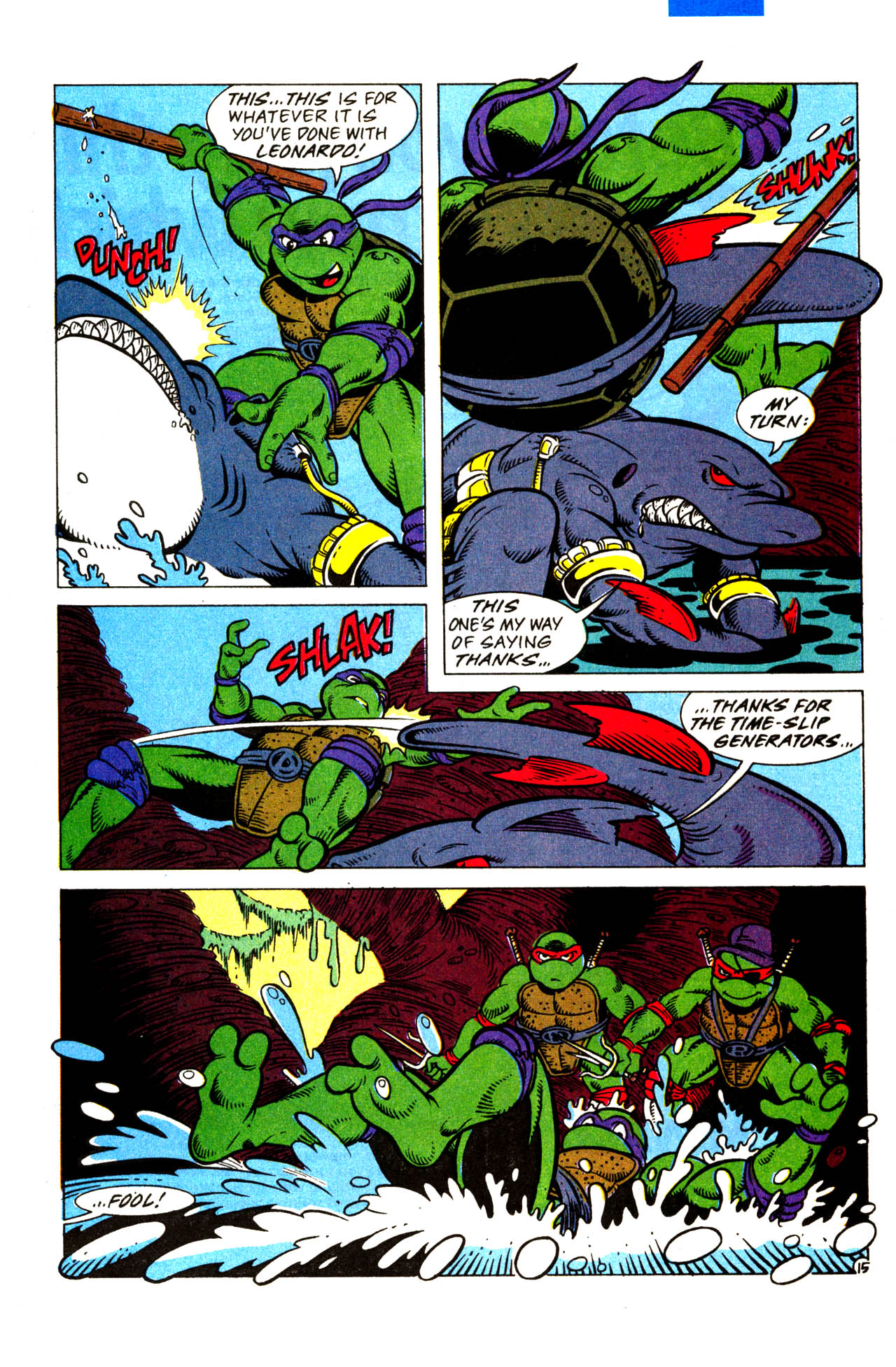 Read online Teenage Mutant Ninja Turtles Adventures (1989) comic -  Issue #44 - 17