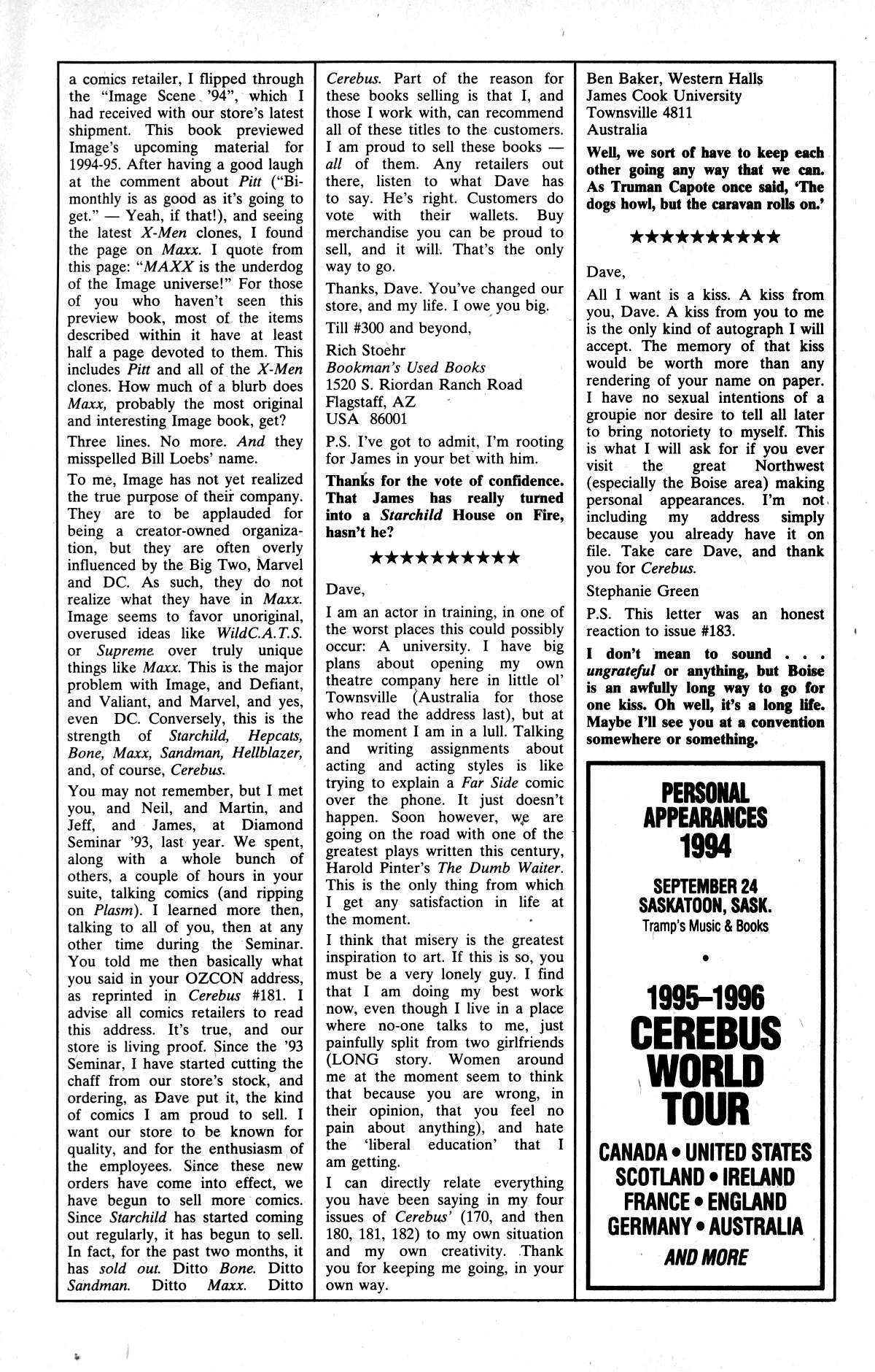 Read online Cerebus comic -  Issue #185 - 28