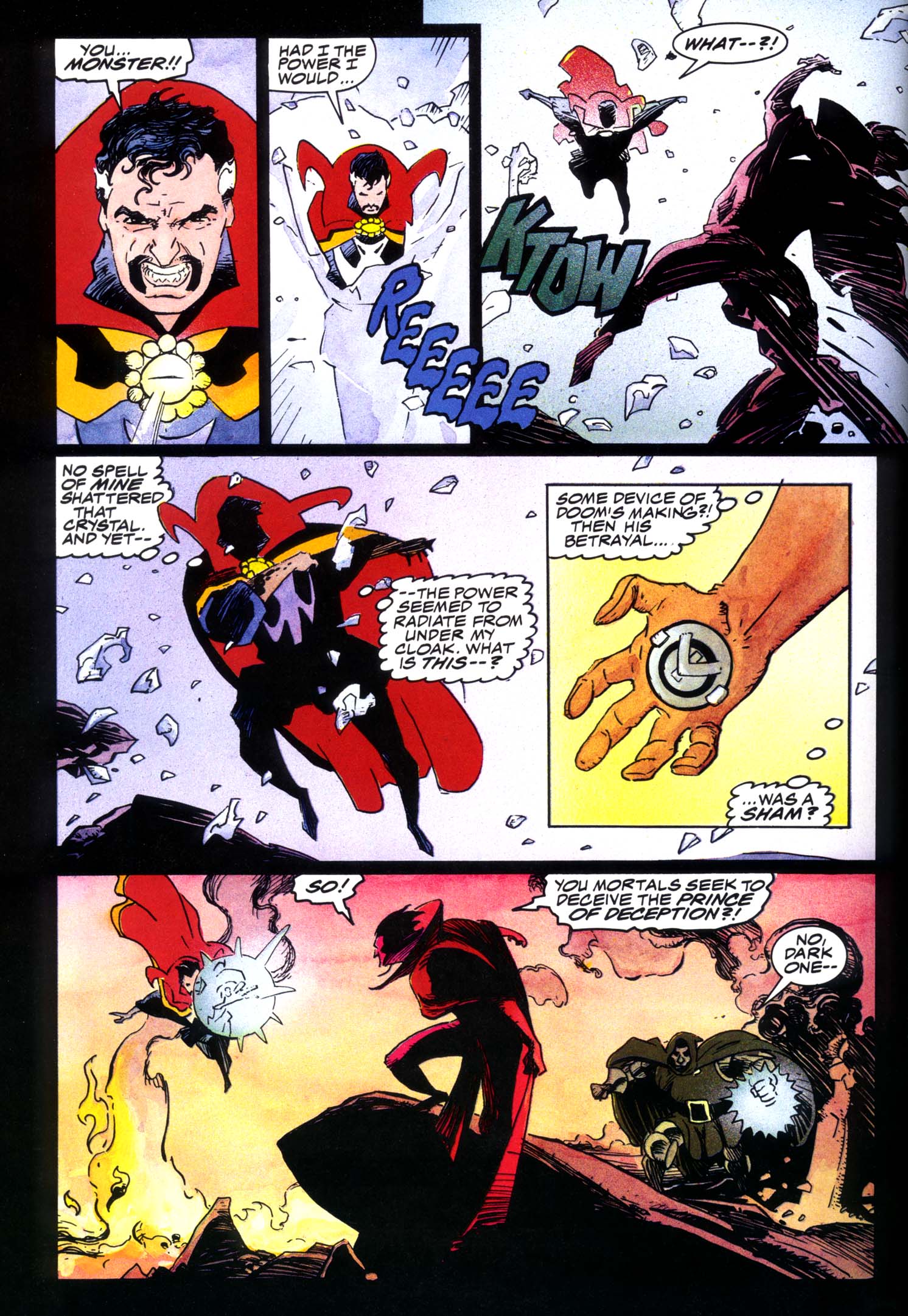 Read online Marvel Graphic Novel comic -  Issue #49 - Doctor Strange & Doctor Doom - Triumph & Torment - 69