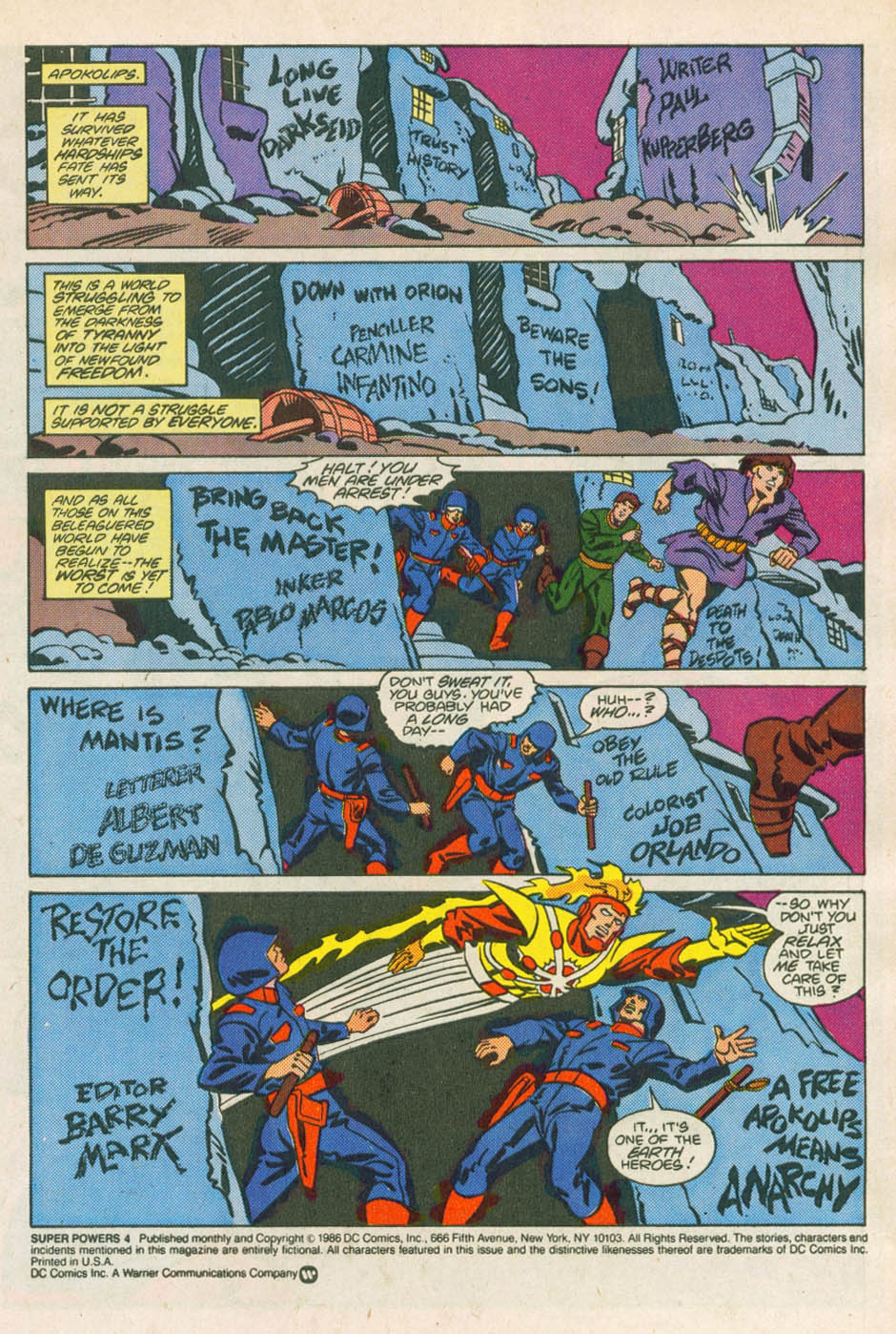 Read online Super Powers (1986) comic -  Issue #4 - 2