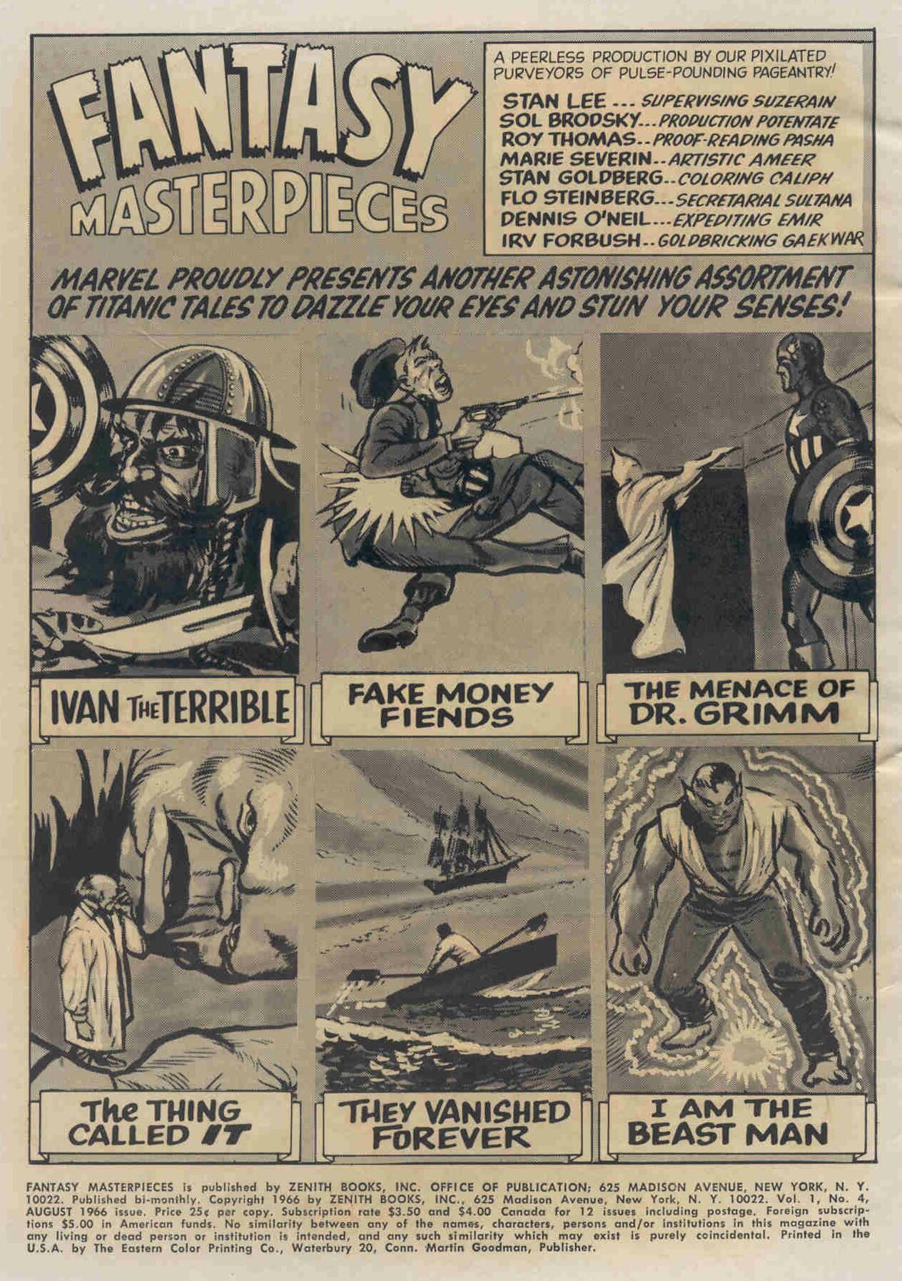 Read online Fantasy Masterpieces comic -  Issue #4 - 2